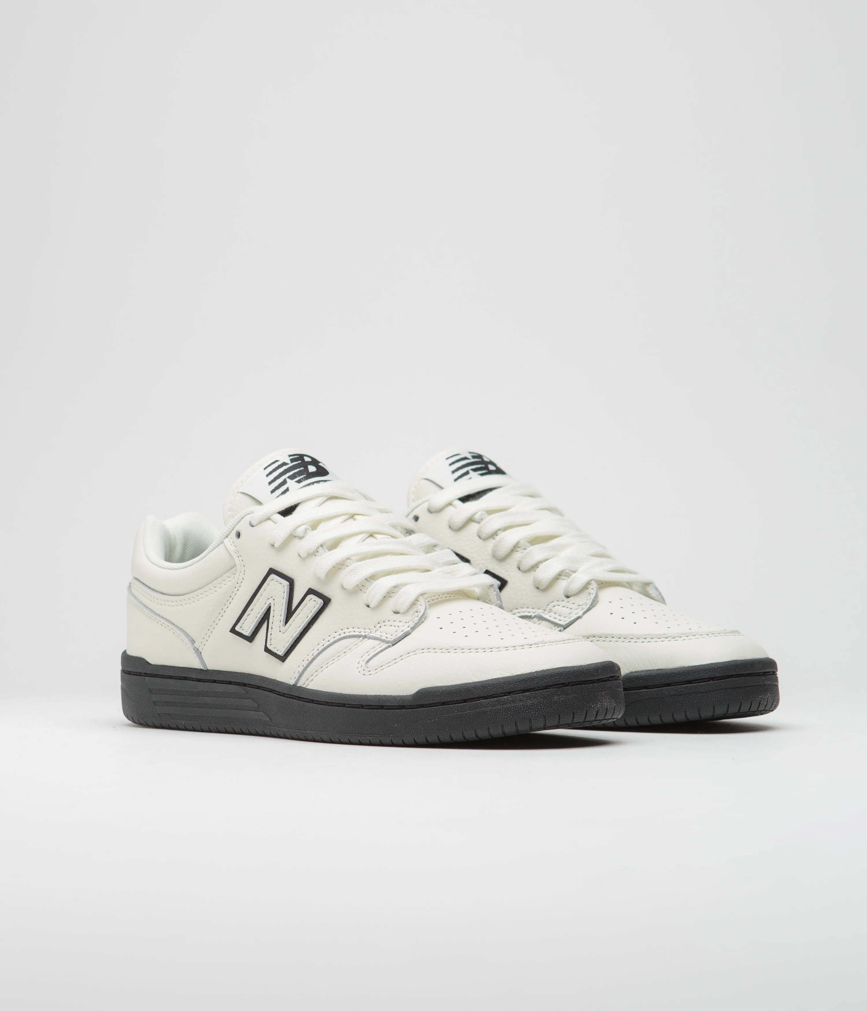 New Balance Numeric 480 Shoes - Sea Salt / Black - Image 2