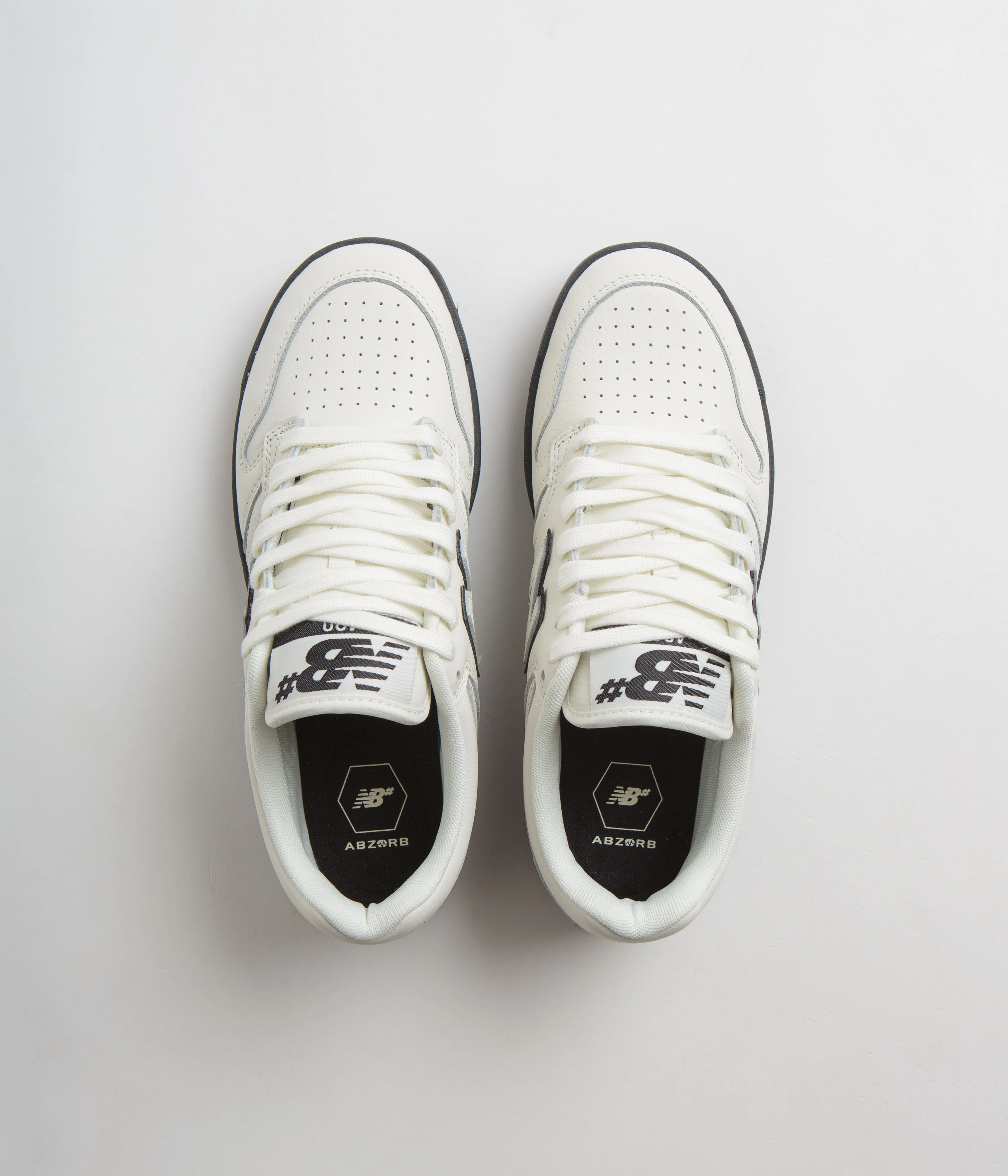 New Balance Numeric 480 Shoes - Sea Salt / Black - Image 7