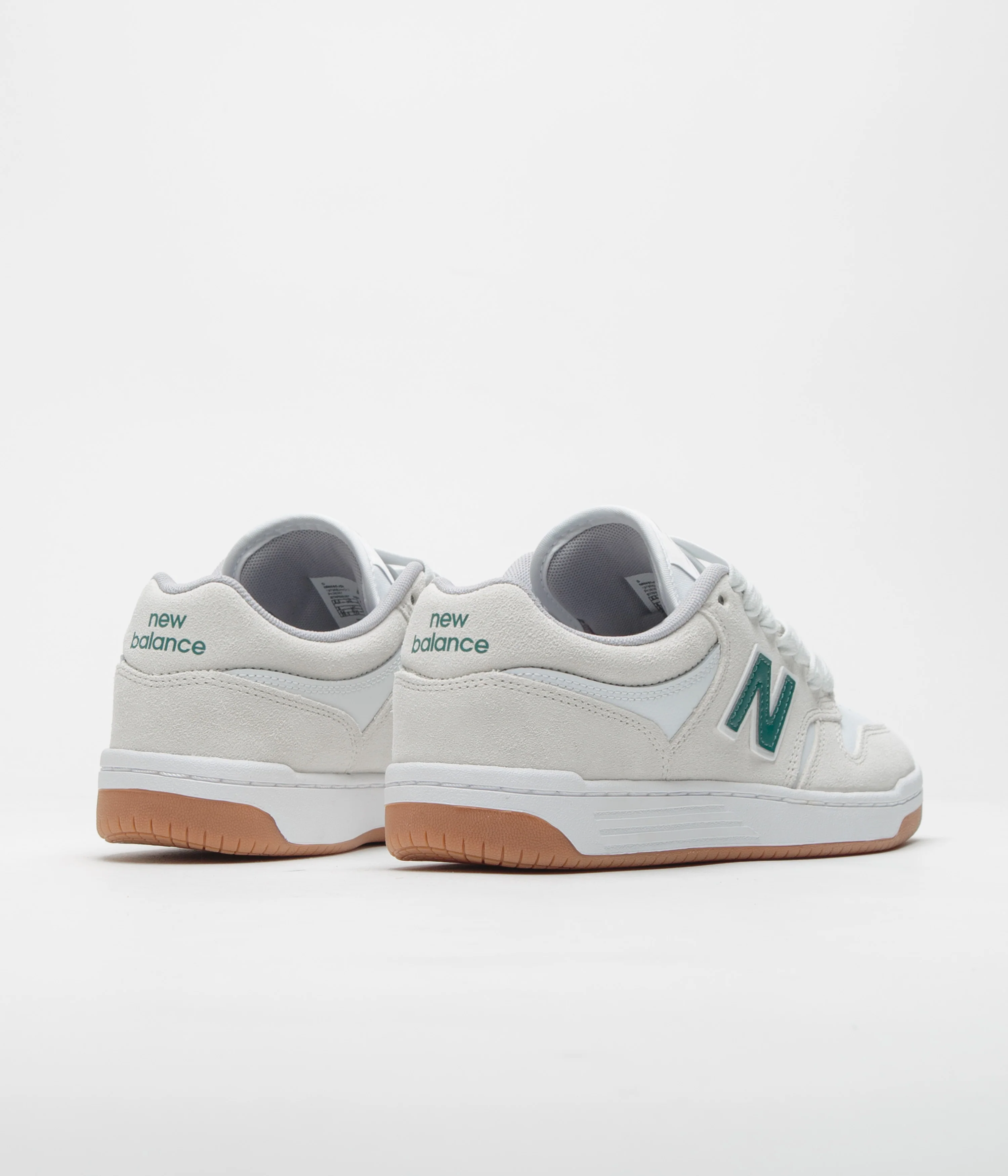 New Balance Numeric 480 Shoes - Sea Salt / White - Image 3