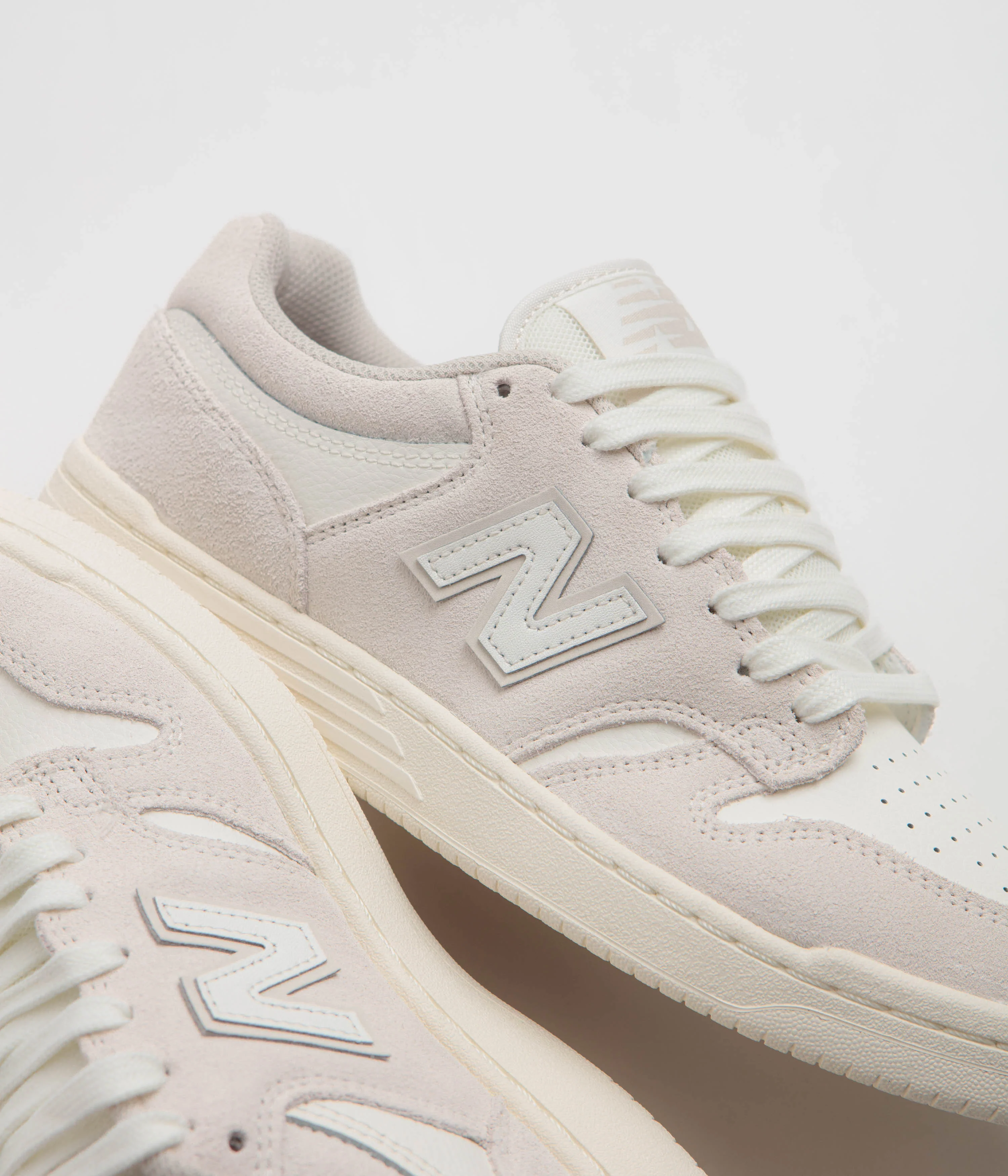 New Balance Numeric 480 Shoes - Vanilla / Vanilla - Image 3