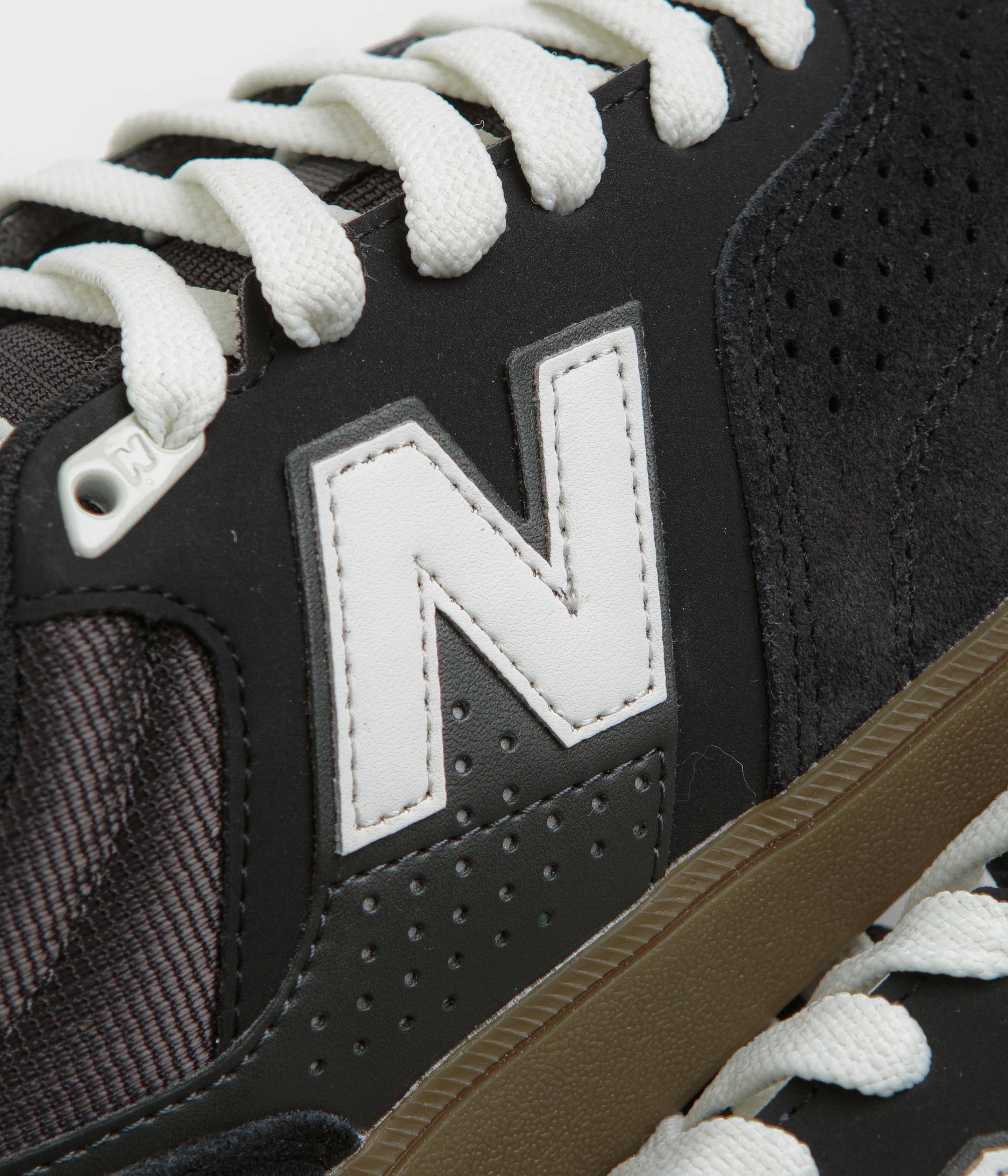 New Balance Numeric 508 Brandon Westgate Shoes - Black / Gum / White - Image 3