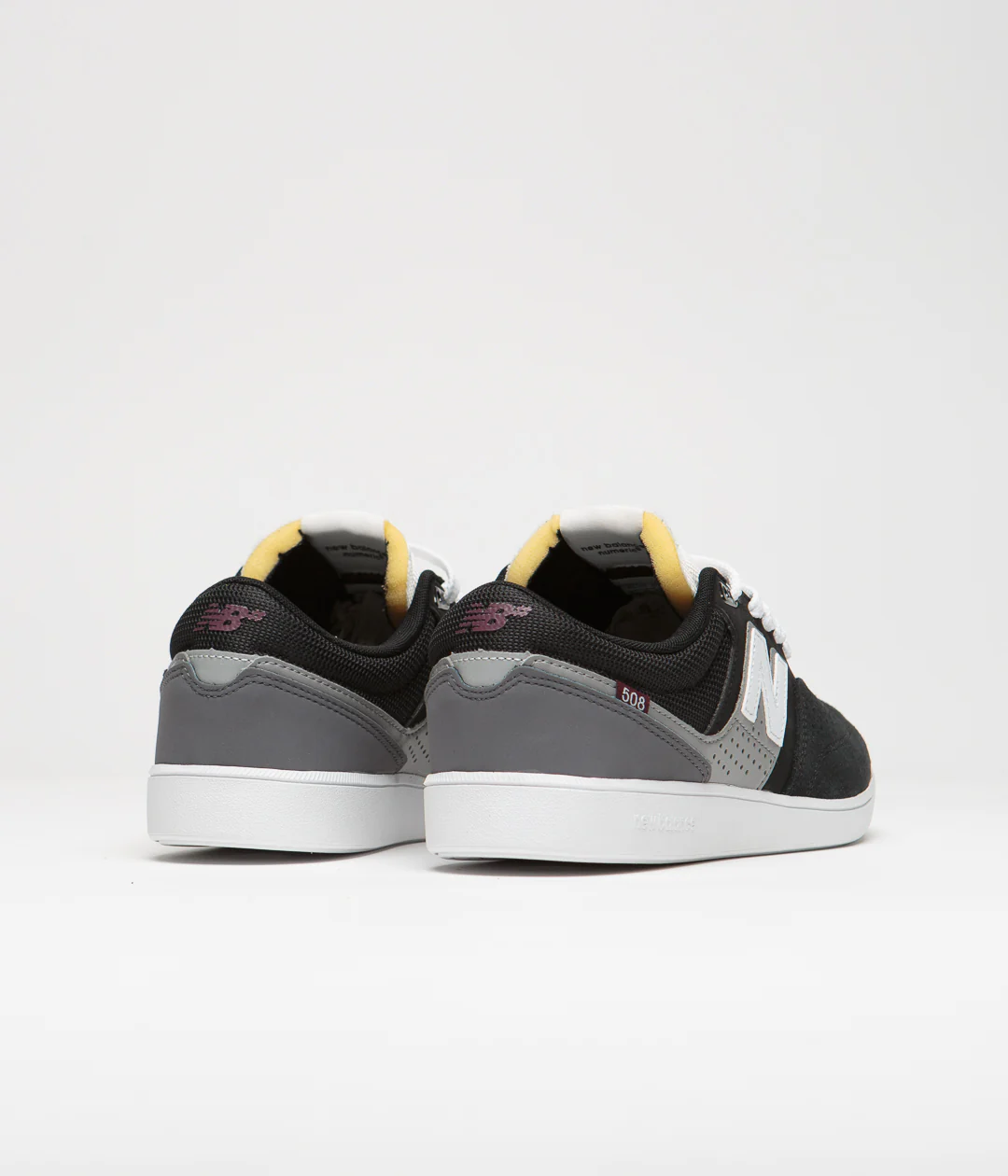 New Balance Numeric 508 Brandon Westgate Shoes - Black / White / White - Image 4