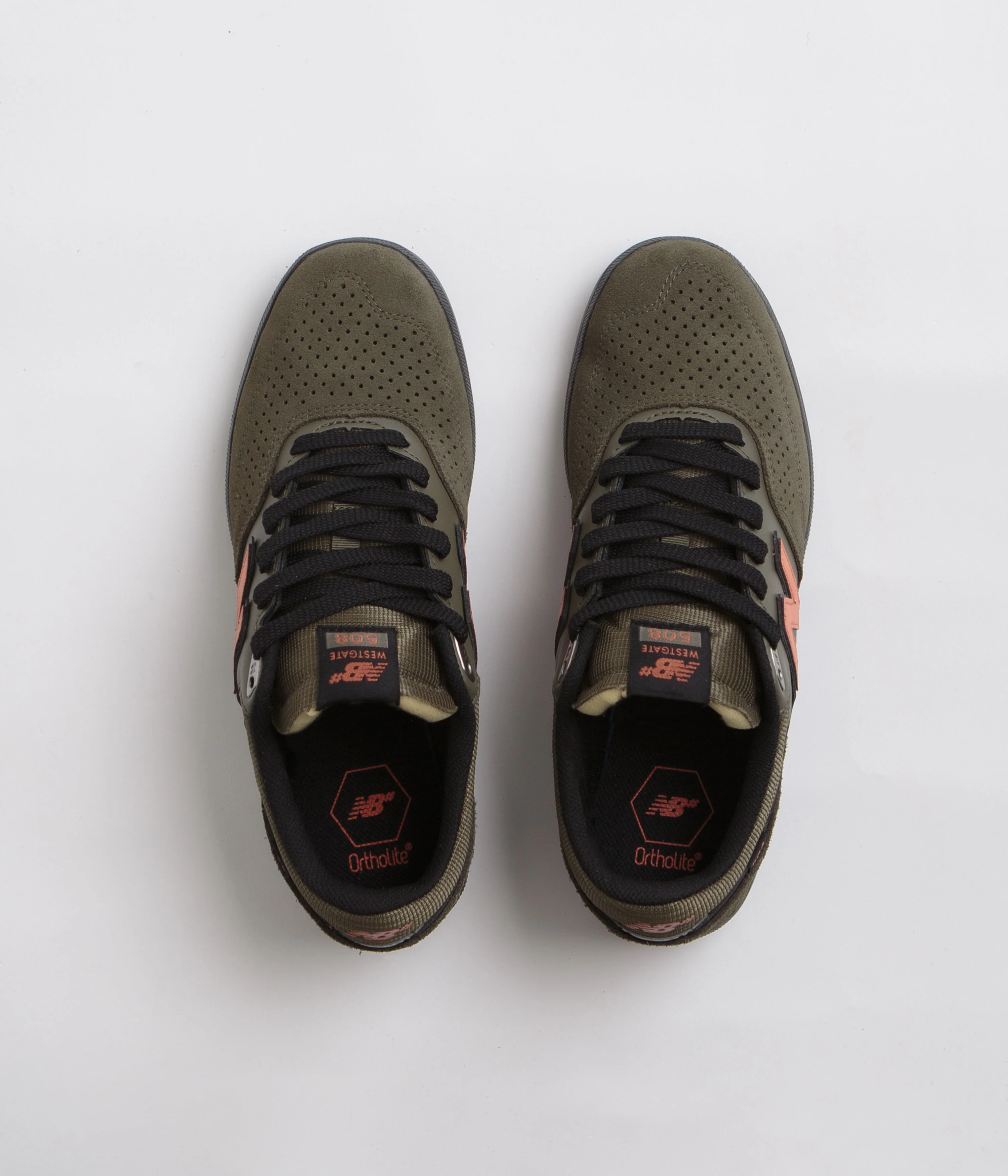 New Balance Numeric 508 Brandon Westgate Shoes - Olive - Image 7