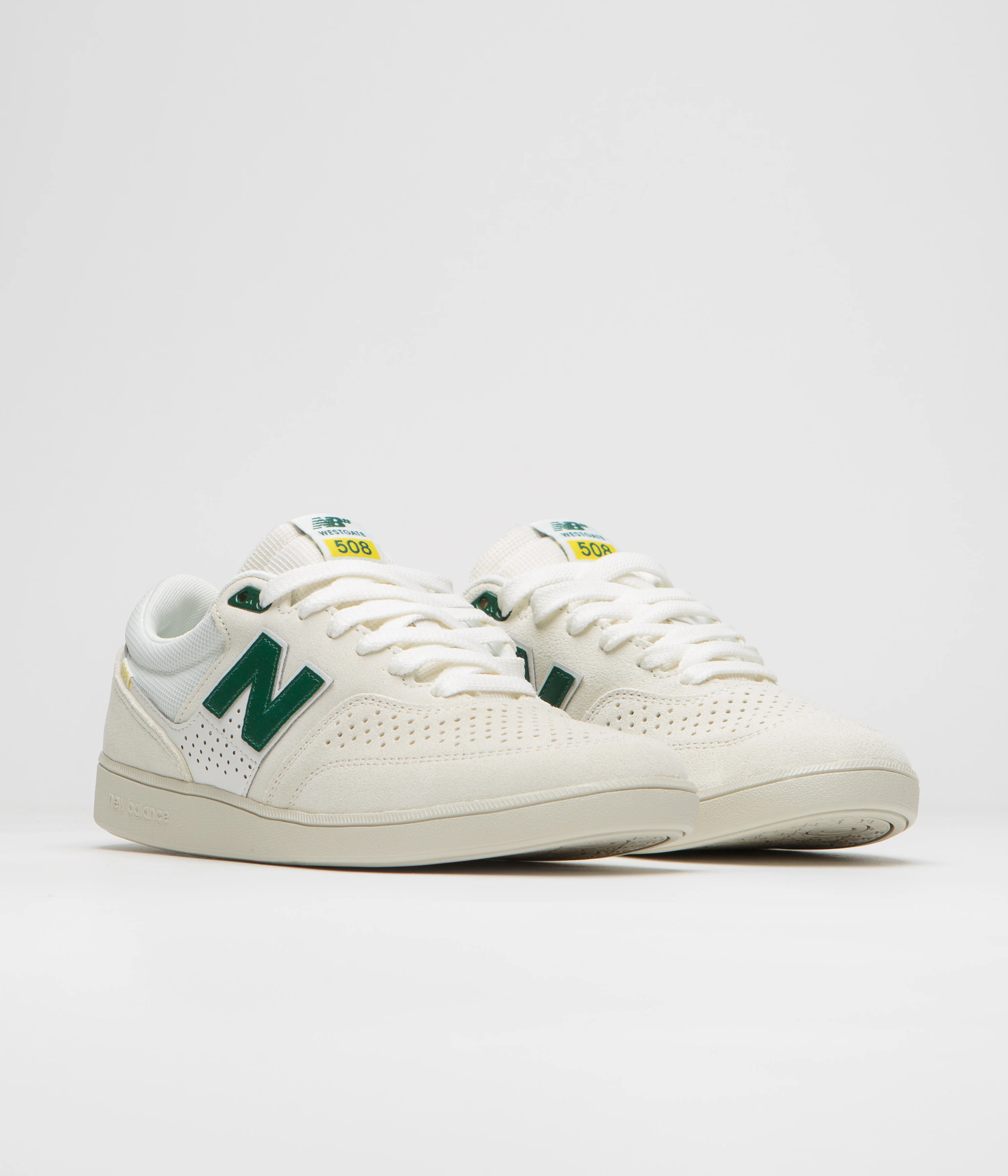 New Balance Numeric 508 Brandon Westgate Shoes - Sea Salt / Green - Image 2