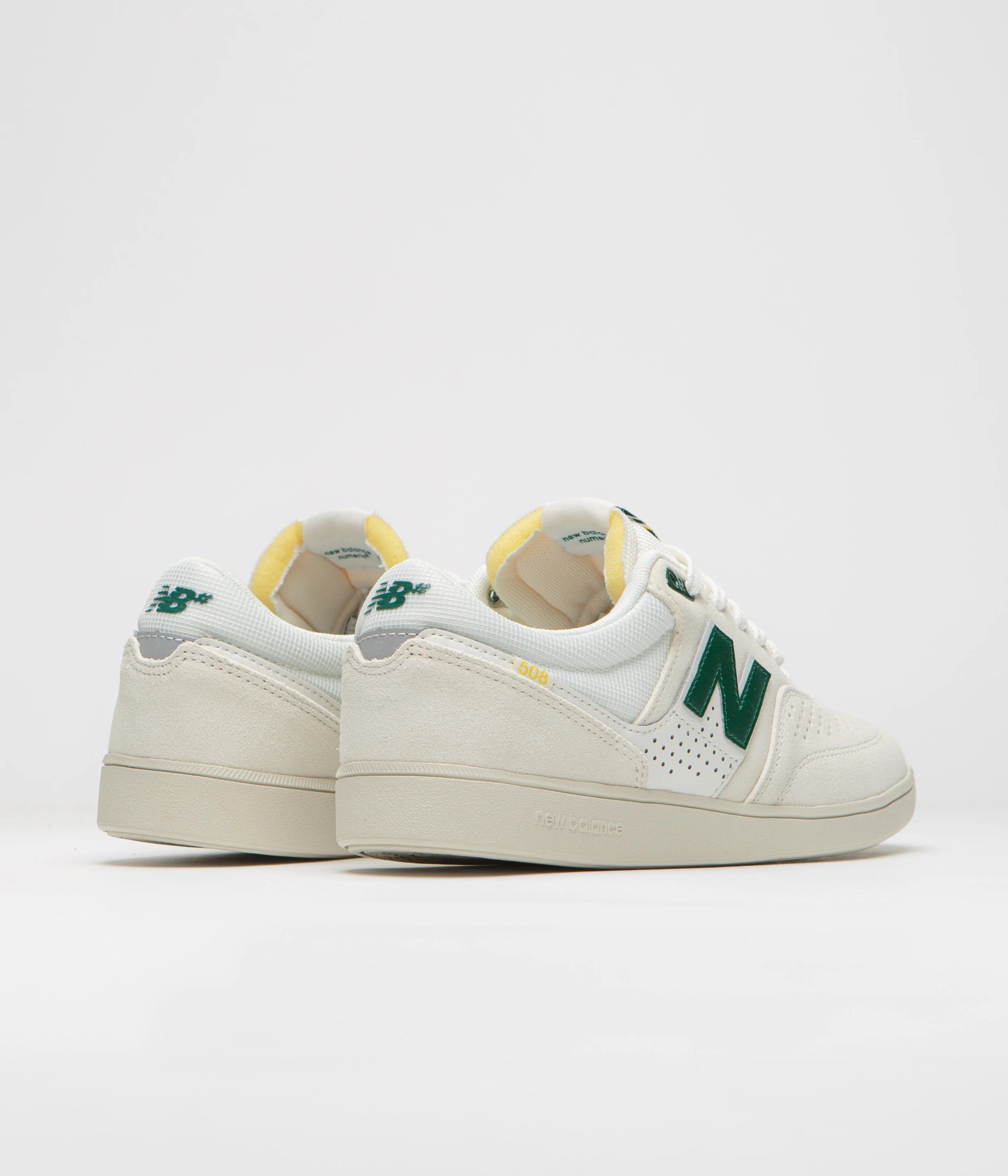 New Balance Numeric 508 Brandon Westgate Shoes - Sea Salt / Green - Image 4