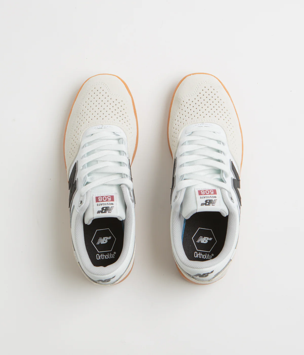 New Balance Numeric 508 Brandon Westgate Shoes - Sea Salt / Gum - Image 7