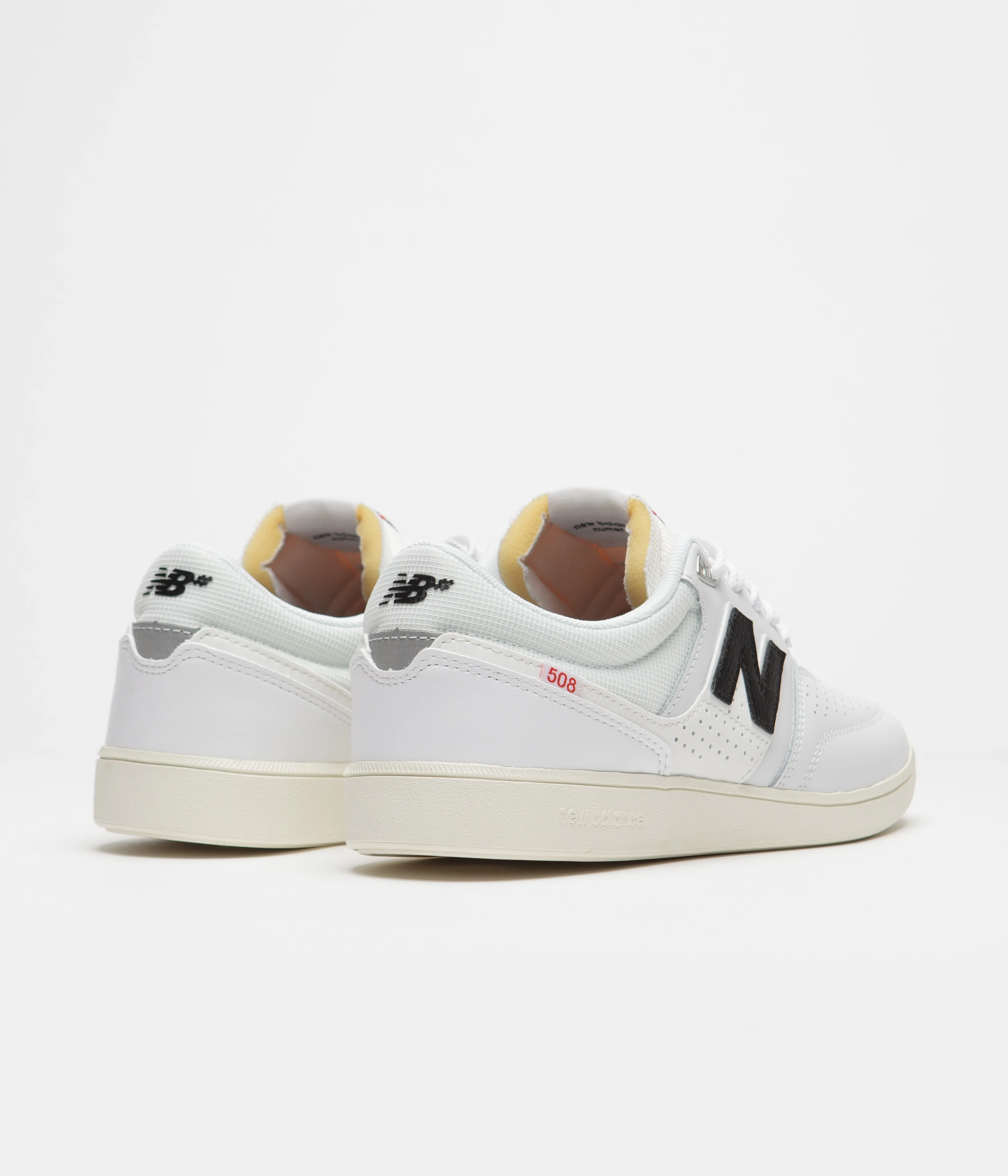 New Balance Numeric 508 Brandon Westgate Shoes - White / Black - Image 4