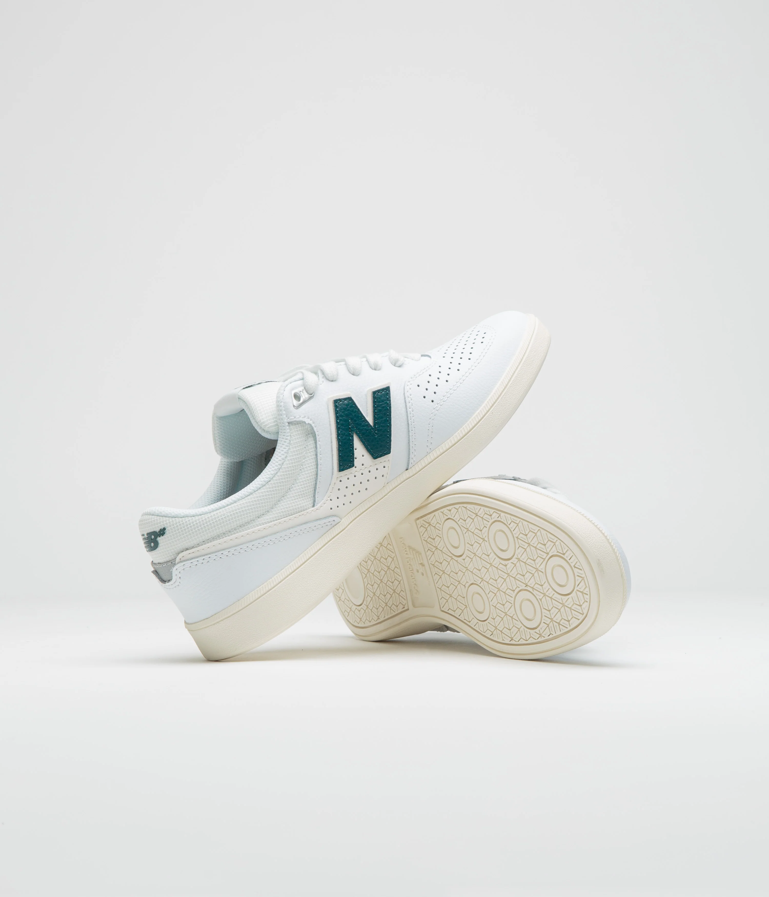 New Balance Numeric 508 Brandon Westgate Shoes - White / Green - Image 5