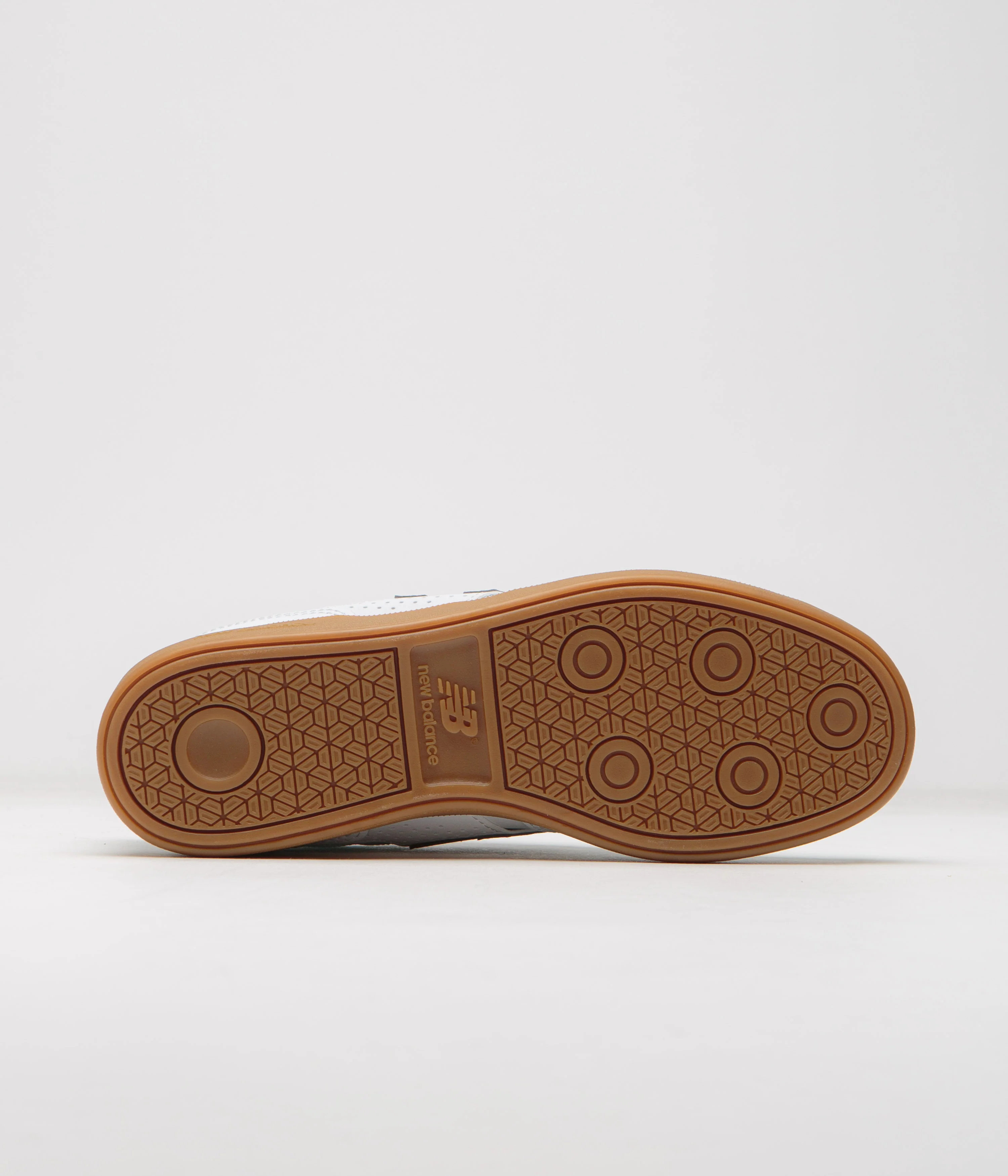 New Balance Numeric 508 Brandon Westgate Shoes - White / Gum / Red - Image 6