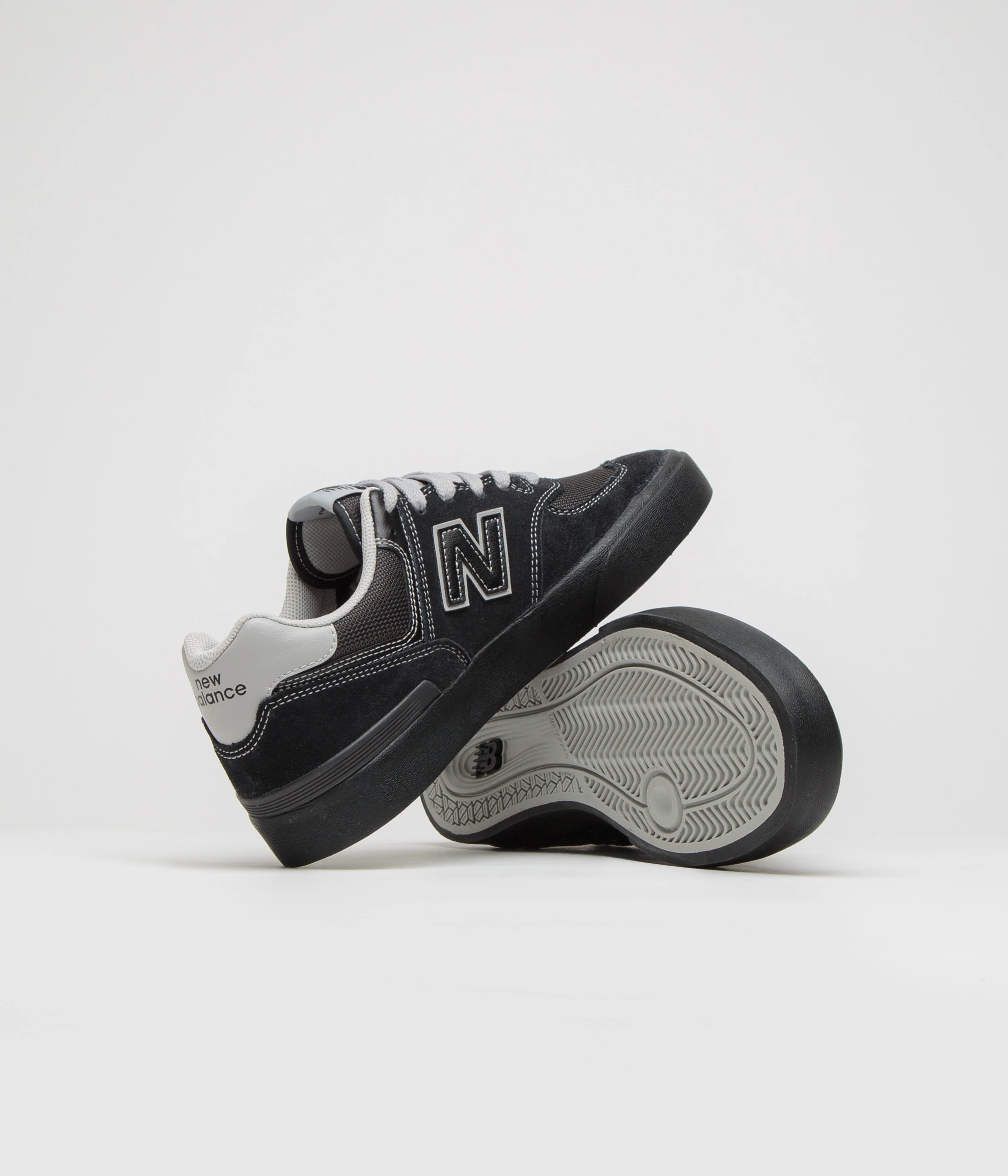 New Balance Numeric 574 Shoes - Black - Image 5