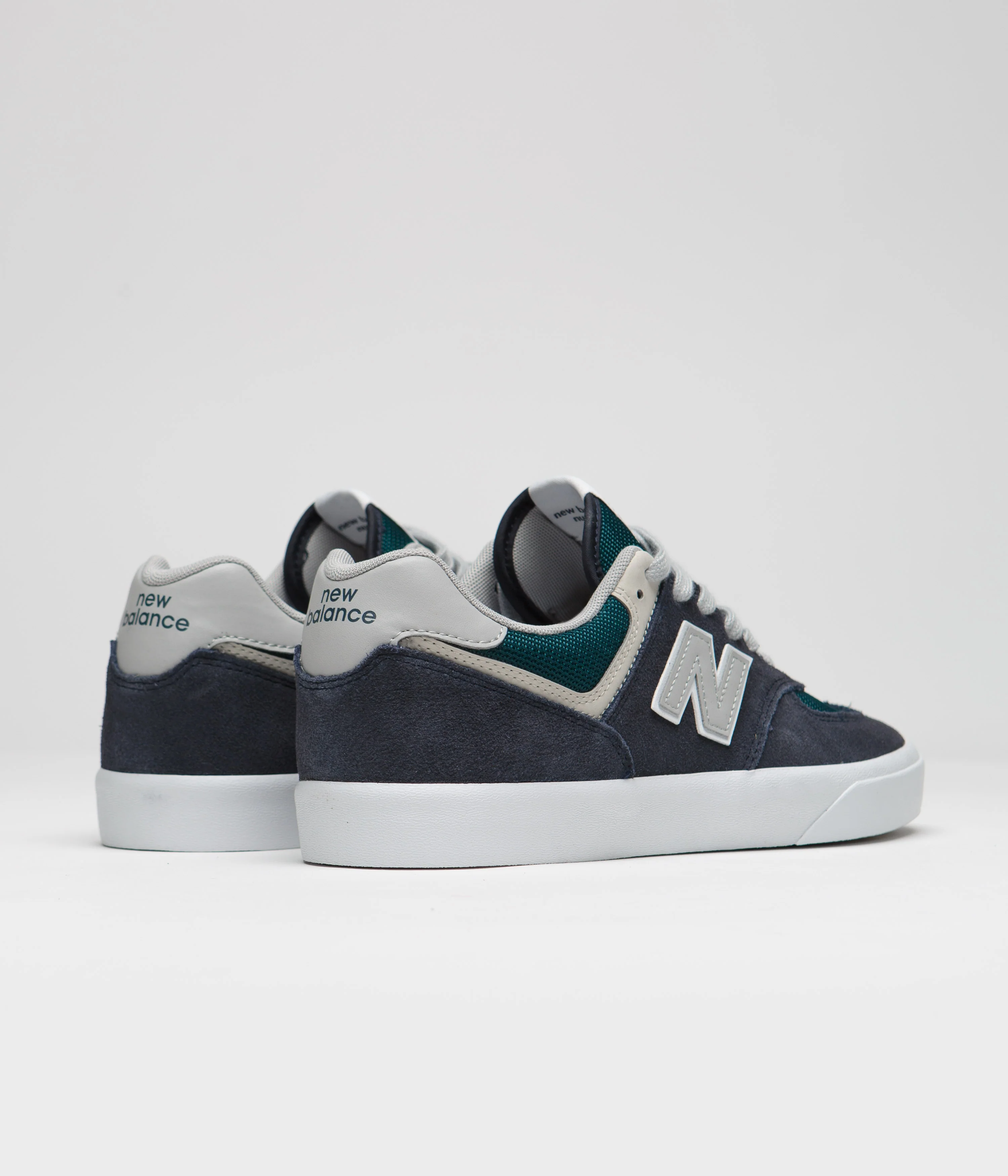 New Balance Numeric 574 Shoes - Navy / Grey - Image 4
