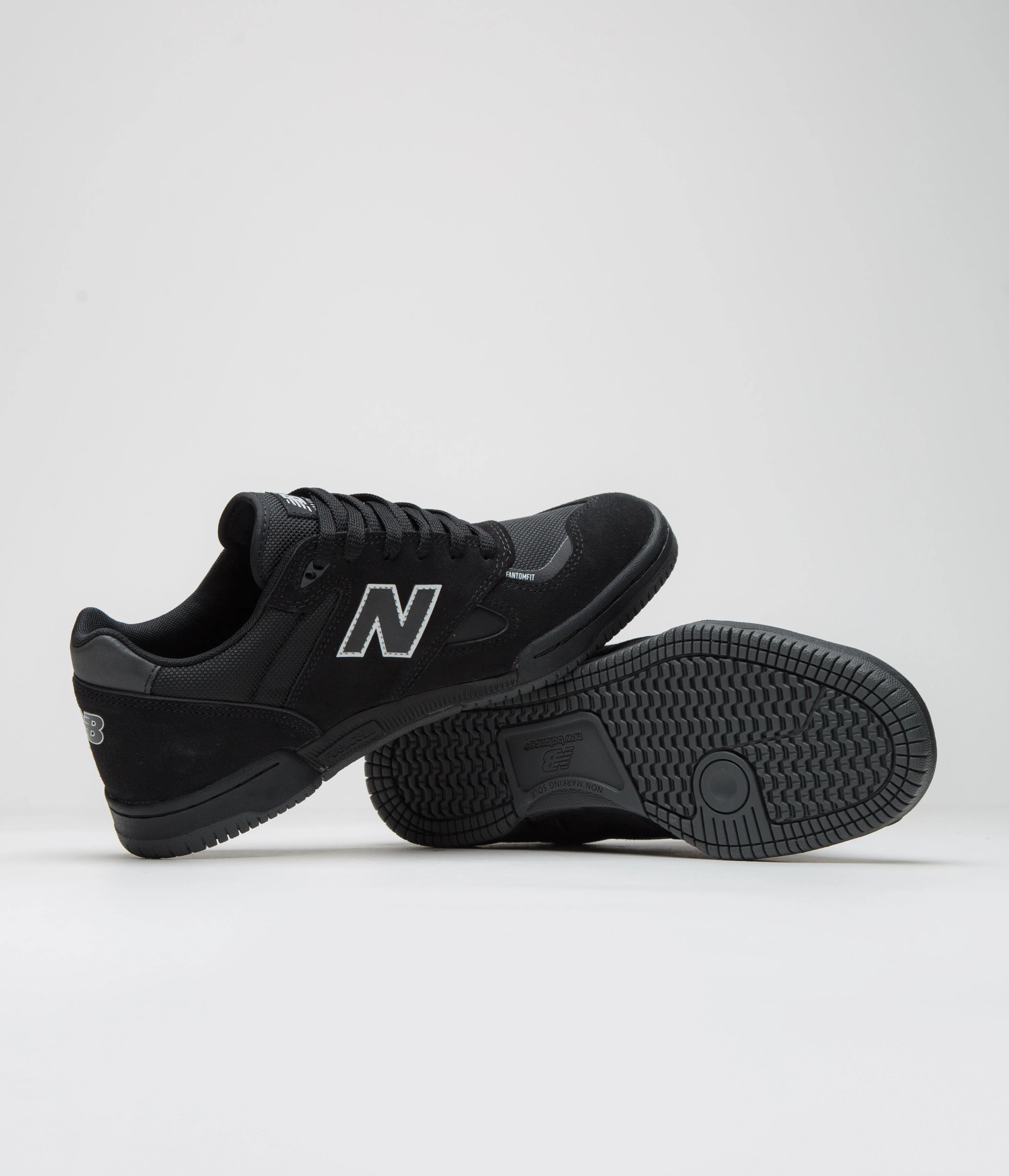 New Balance Numeric 600 Tom Knox Shoes - Black / Black - Image 5