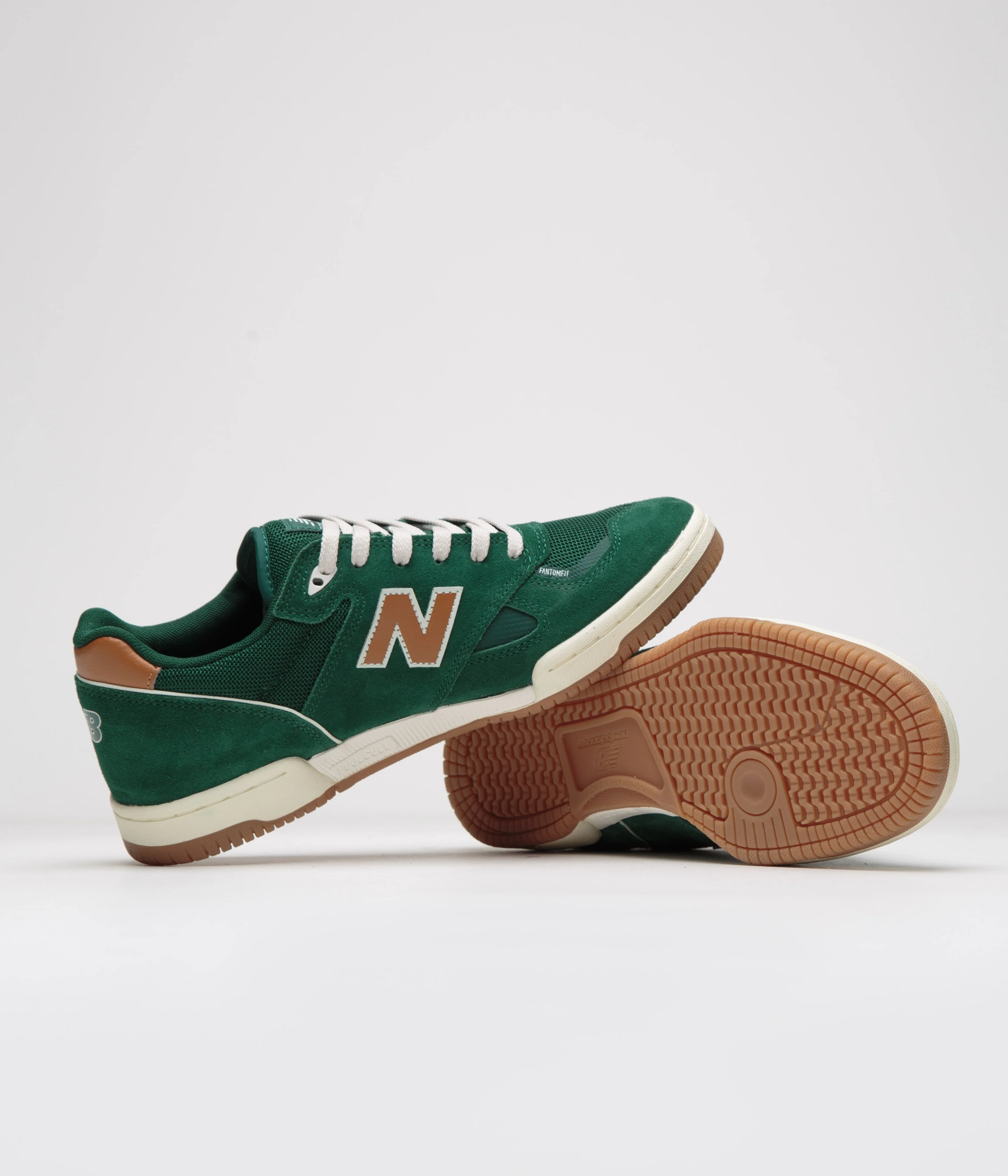 New Balance Numeric 600 Tom Knox Shoes - Green / Ginger - Image 5