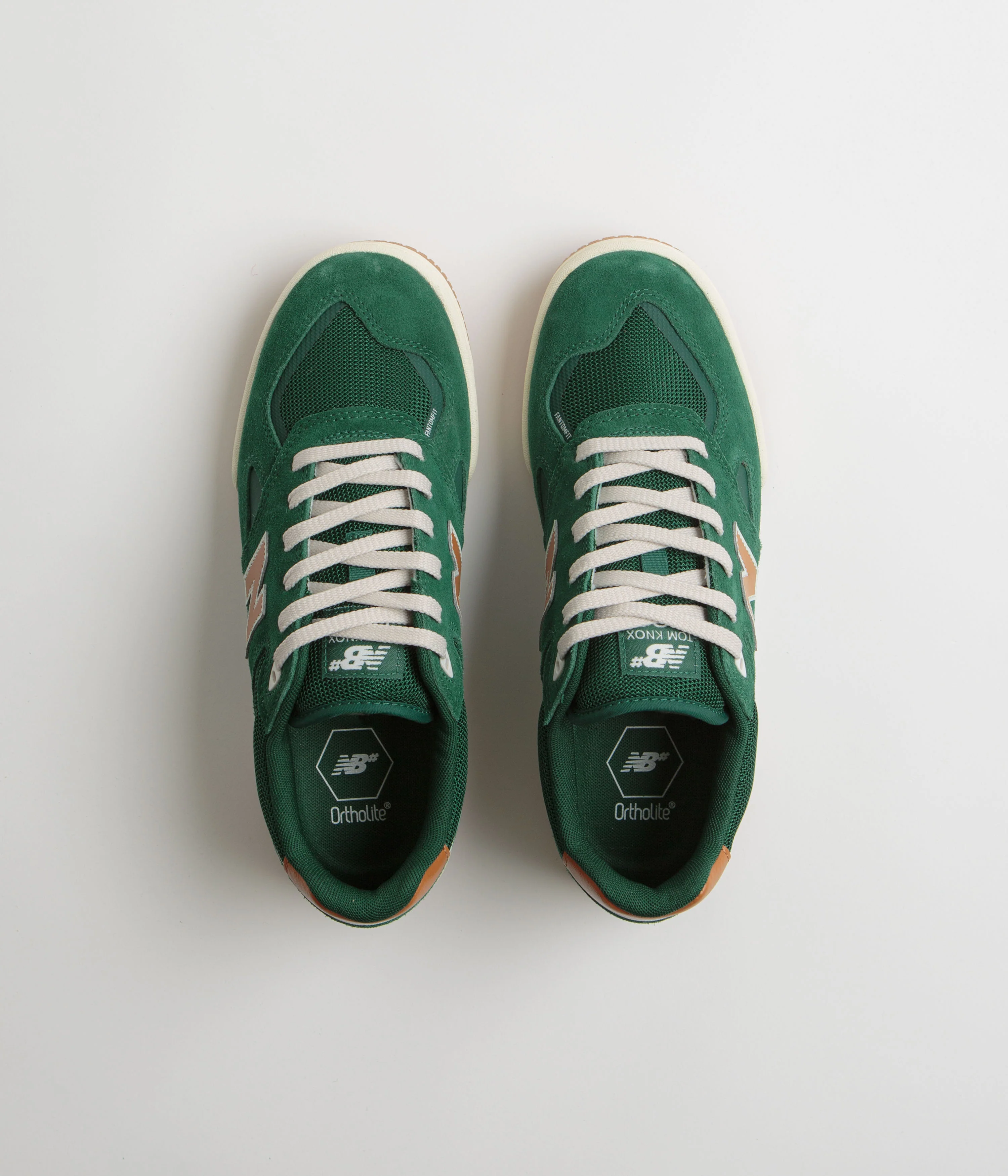 New Balance Numeric 600 Tom Knox Shoes - Green / Ginger - Image 7