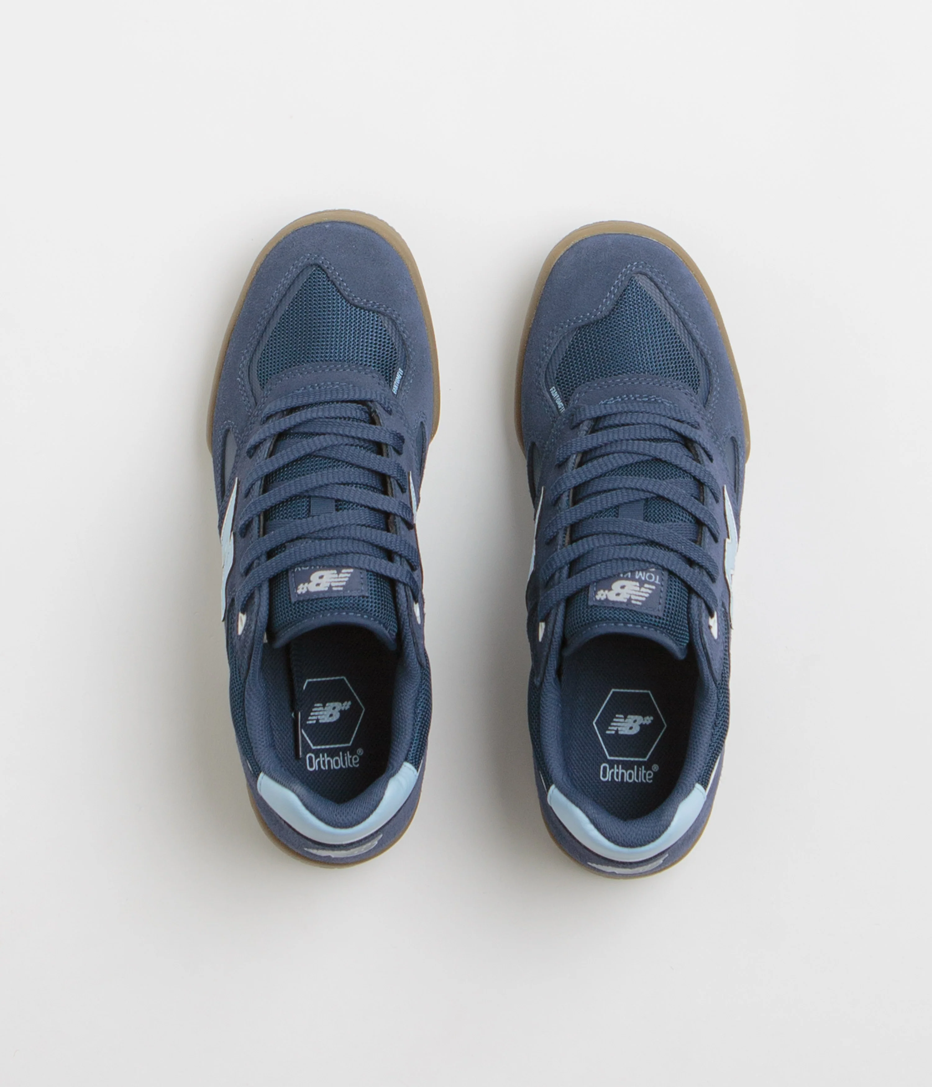 New Balance Numeric 600 Tom Knox Shoes - Navy / Gum - Image 7