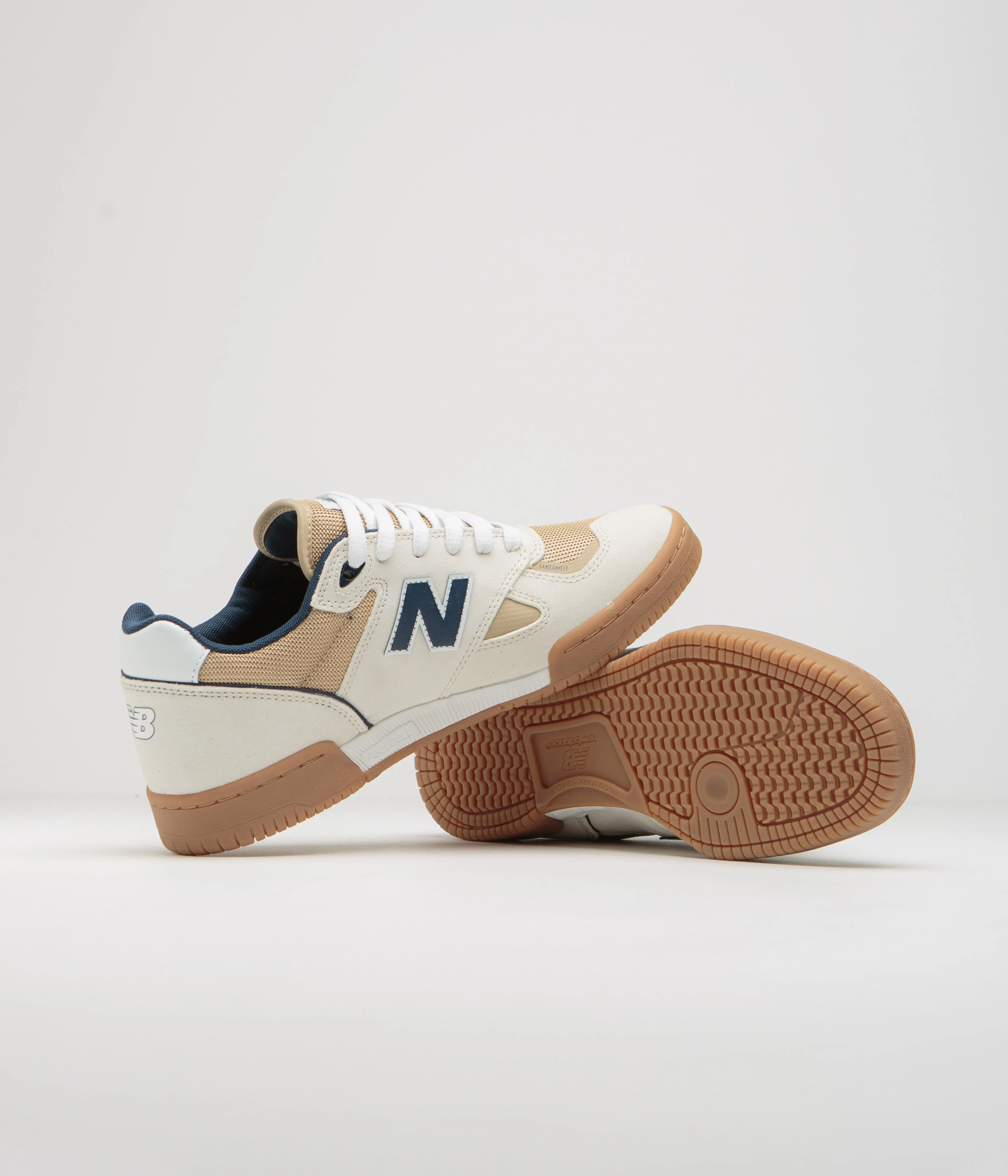 New Balance Numeric 600 Tom Knox Shoes - Sea Salt - Image 5