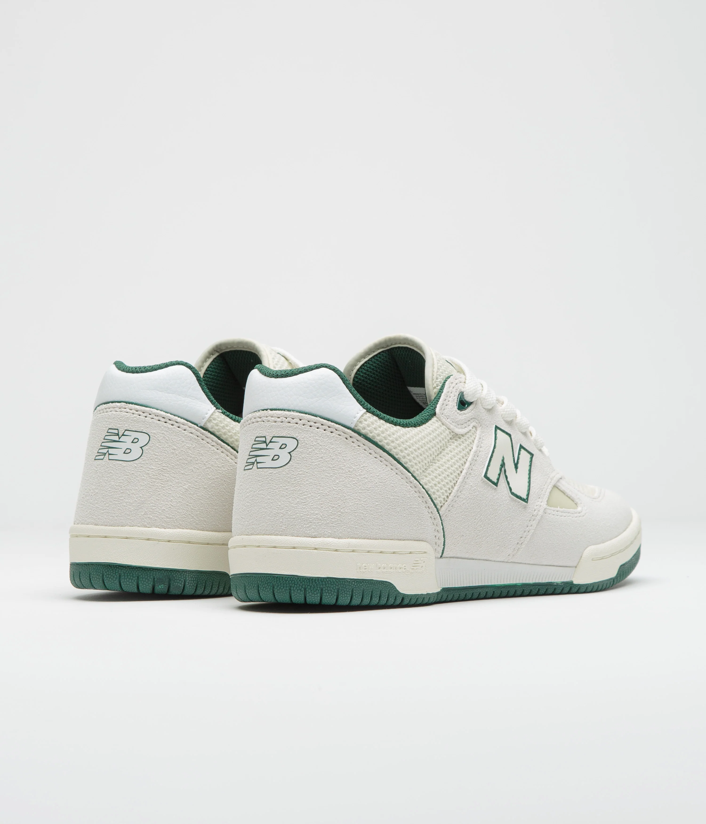 New Balance Numeric 600 Tom Knox Shoes - White / Green - Image 4
