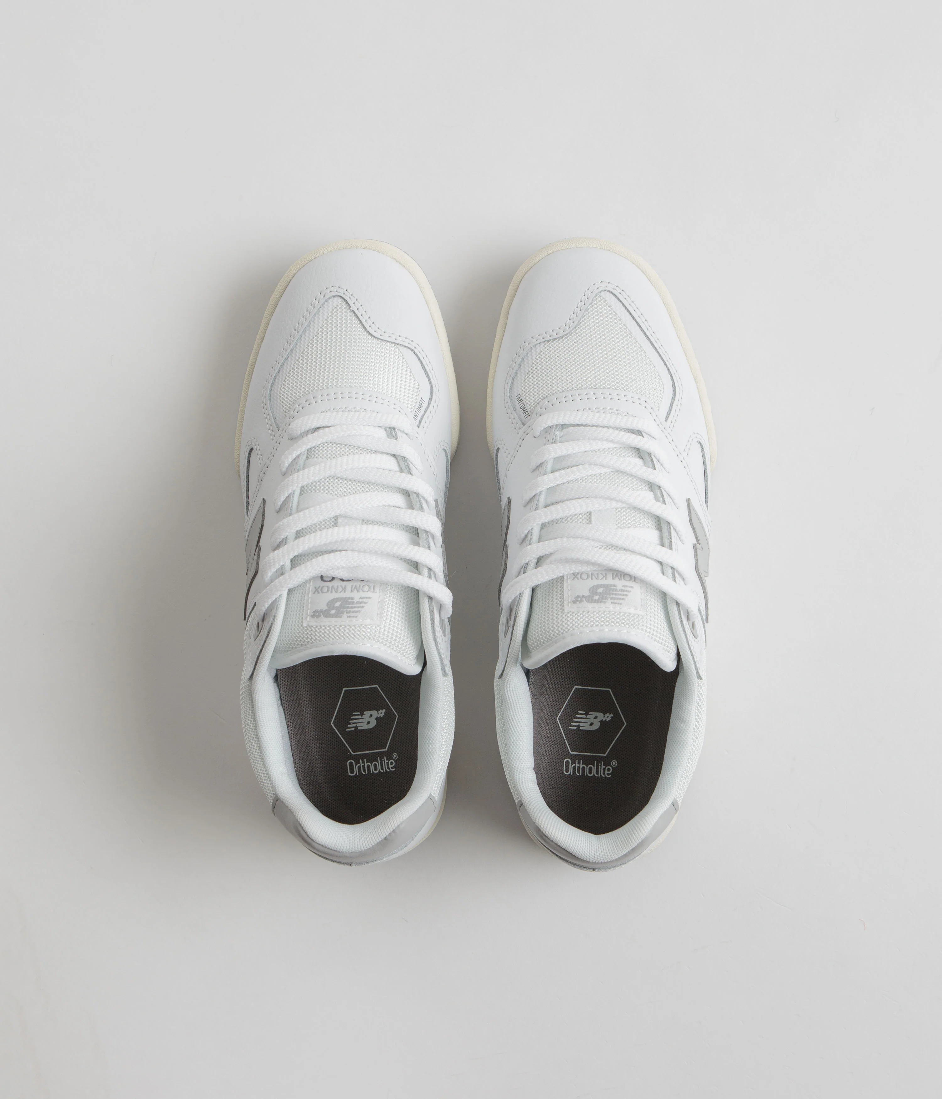 New Balance Numeric 600 Tom Knox Shoes - White / Grey - Image 7