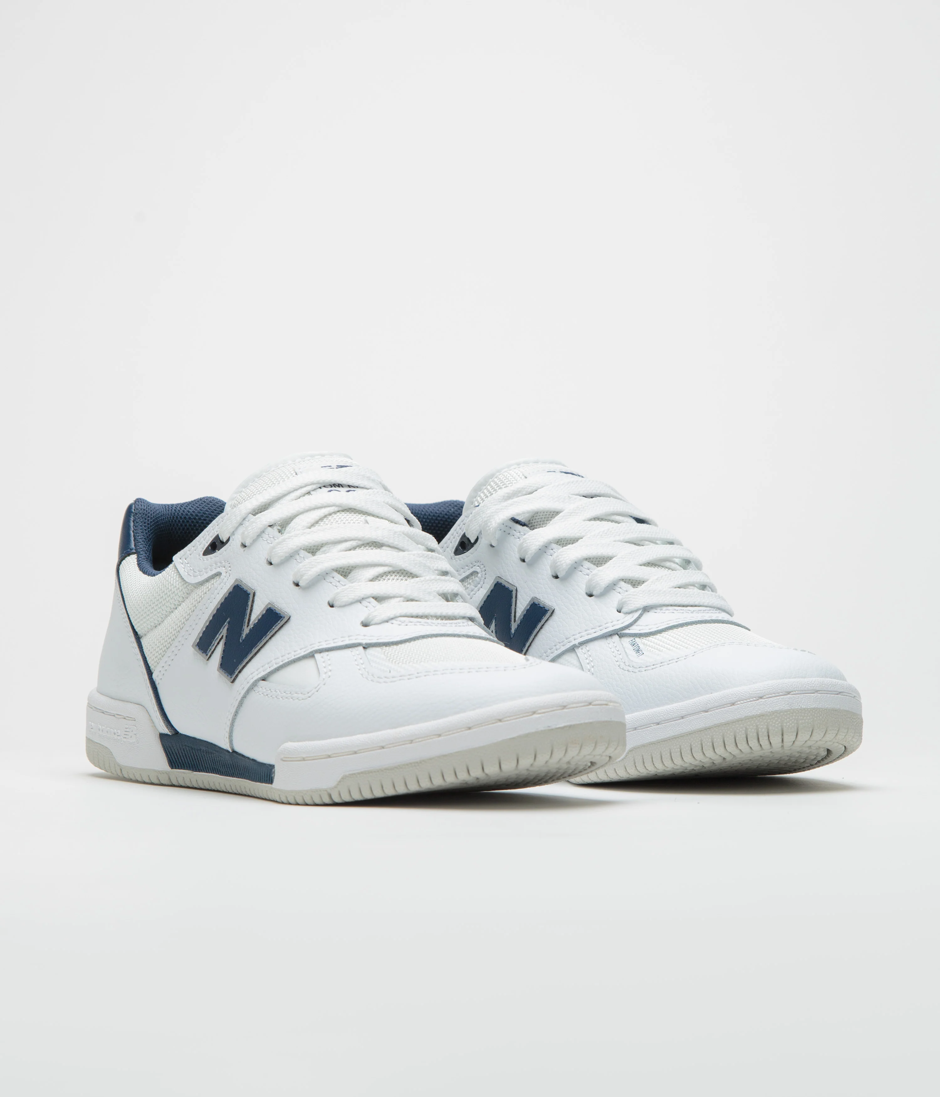 New Balance Numeric 600 Tom Knox Shoes - White / Navy - Image 2