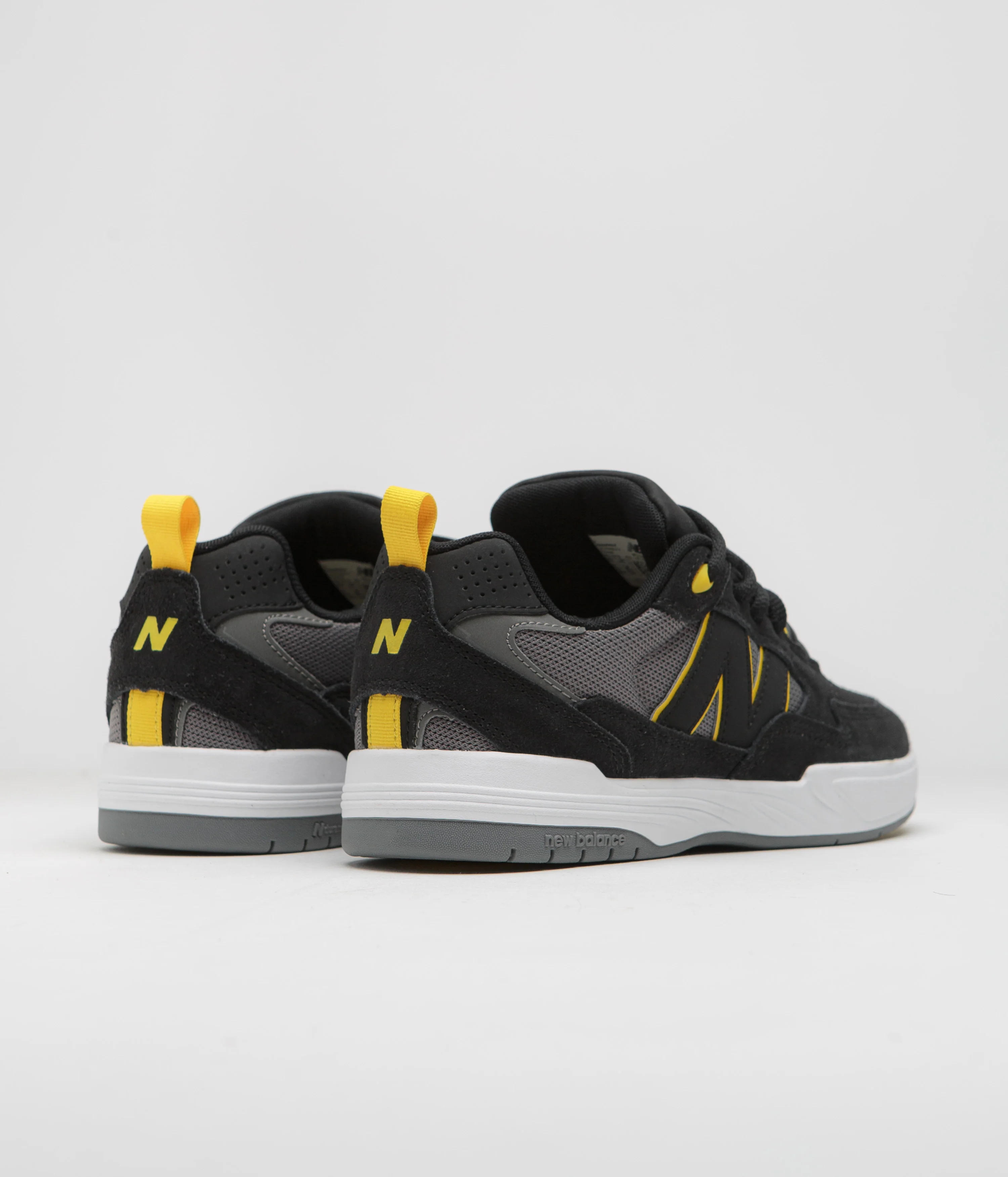 New Balance Numeric 808 Tiago Lemos Shoes - Black / Grey / White - Image 4