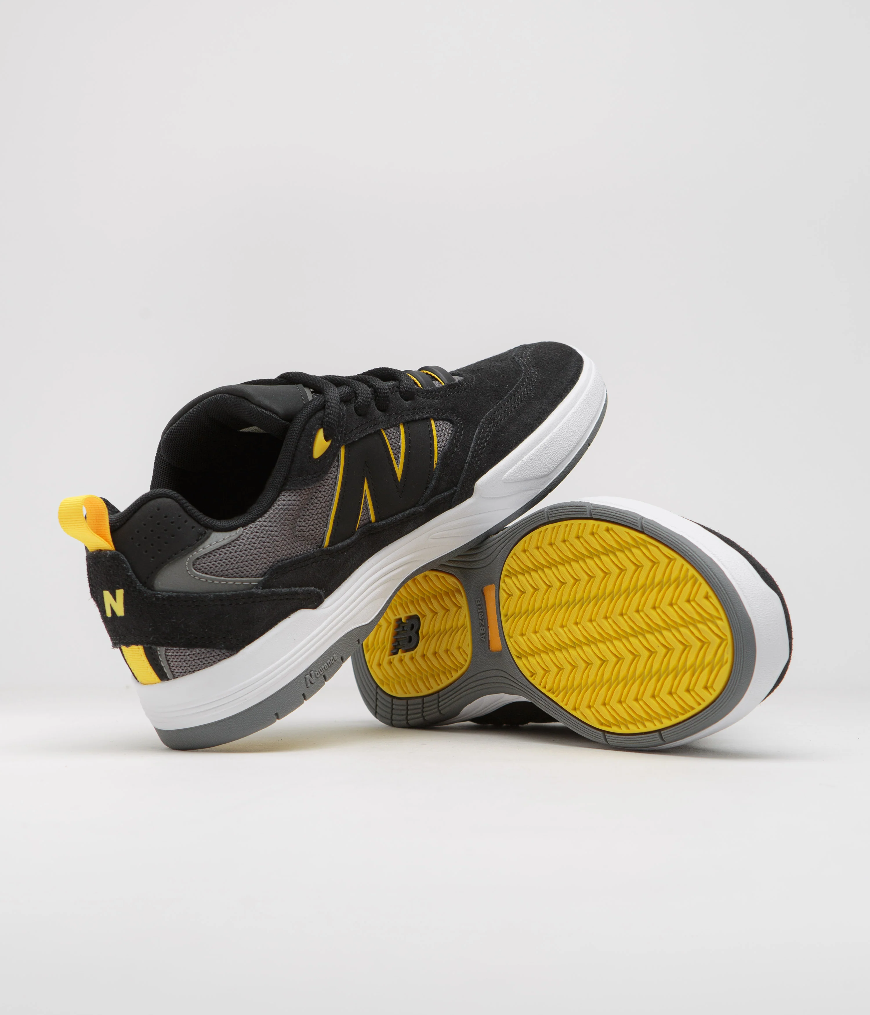 New Balance Numeric 808 Tiago Lemos Shoes - Black / Grey / White - Image 5