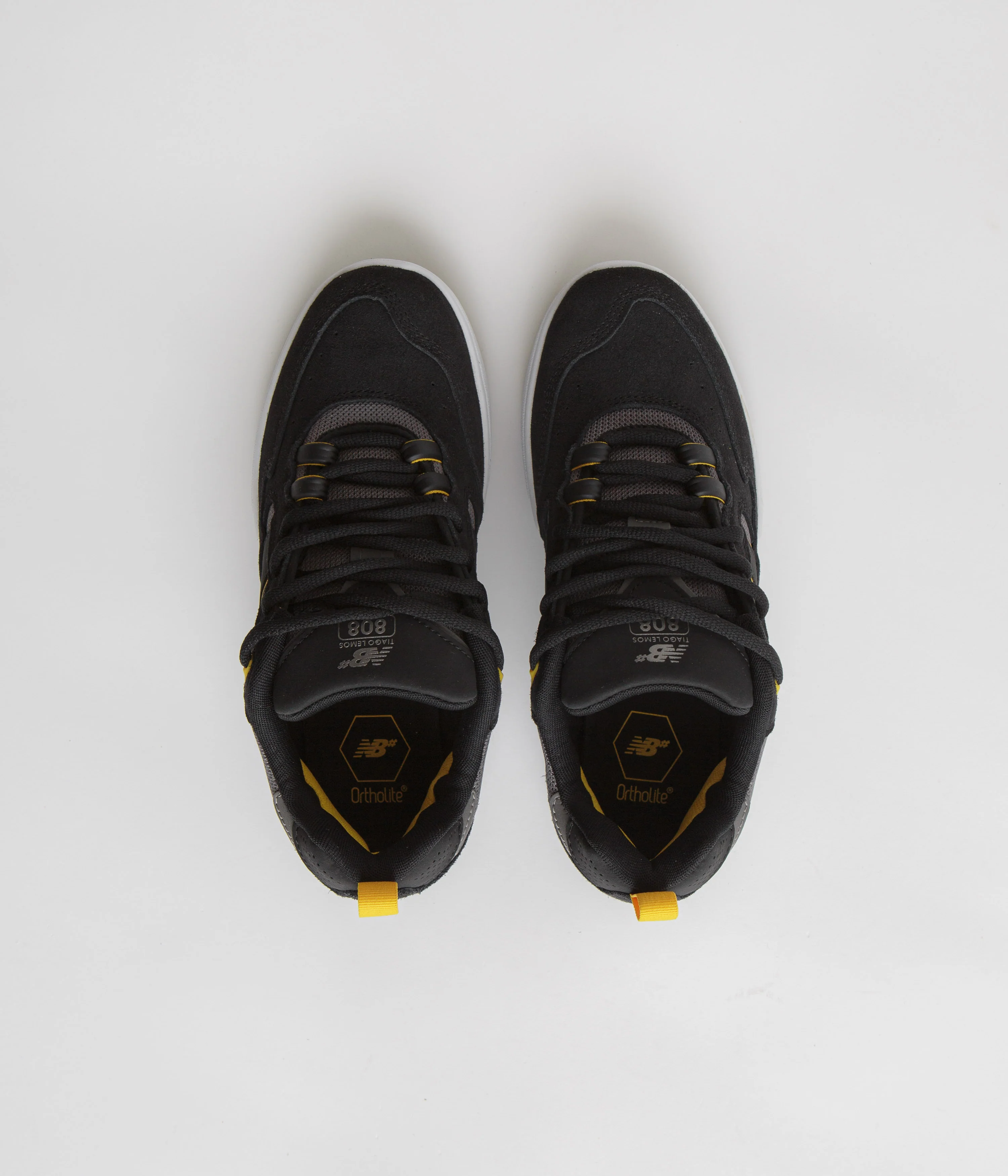 New Balance Numeric 808 Tiago Lemos Shoes - Black / Grey / White - Image 7
