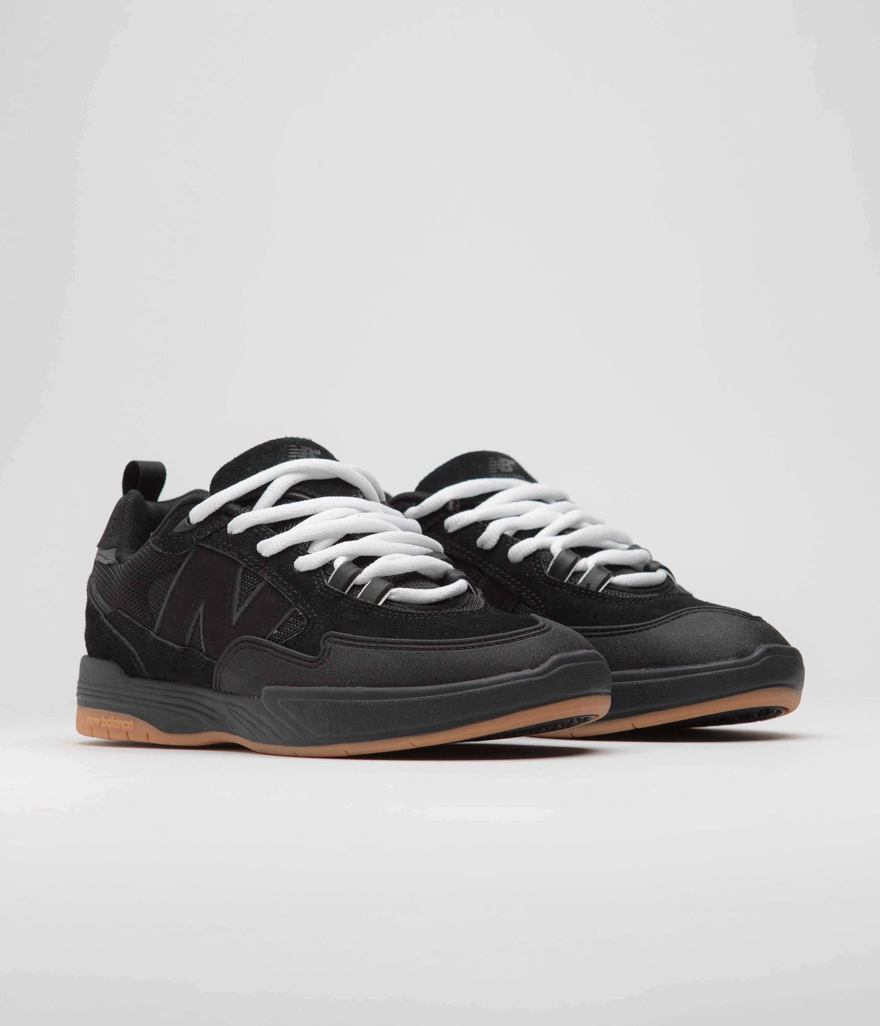New Balance Numeric 808 Tiago Lemos Shoes - Black / Gum - Image 2