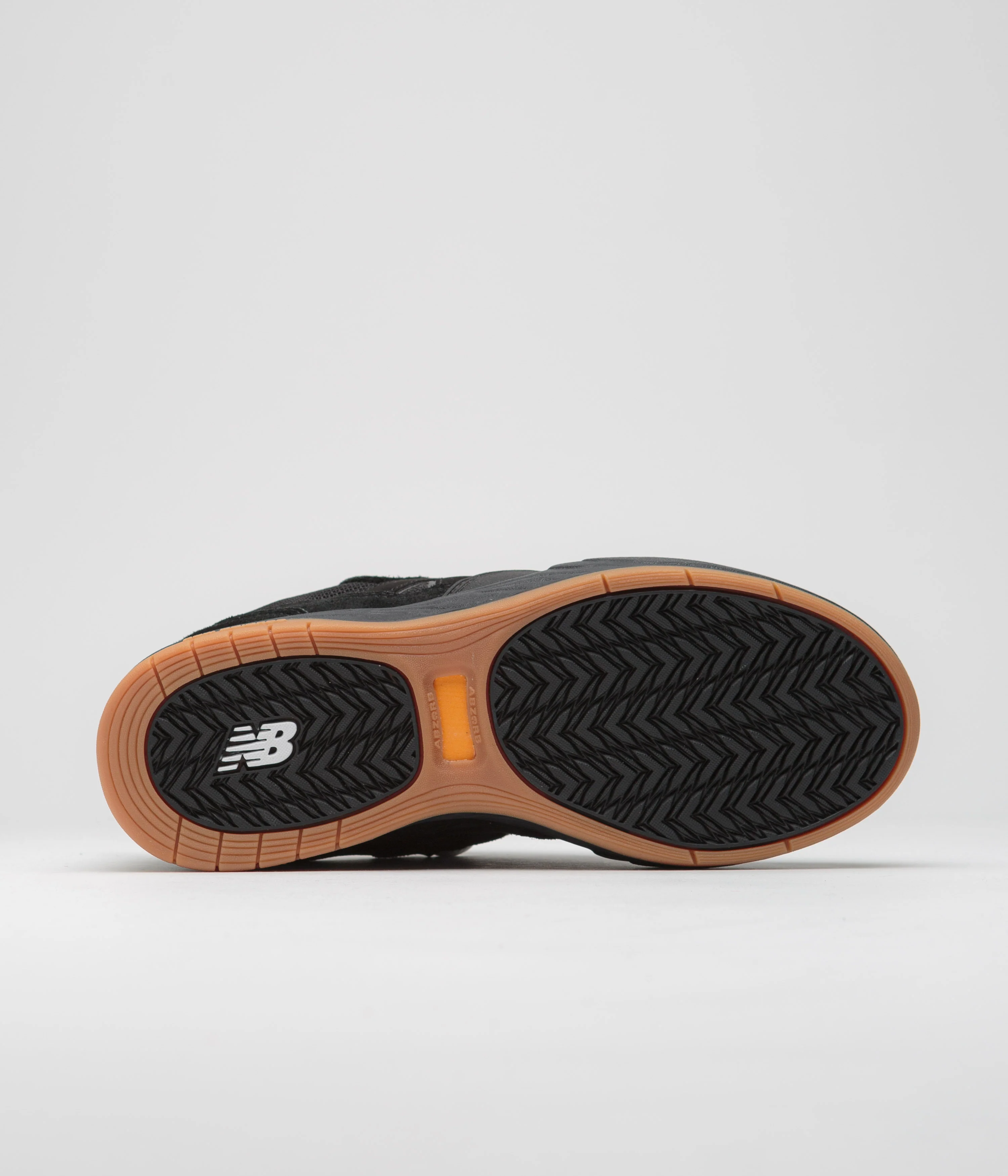 New Balance Numeric 808 Tiago Lemos Shoes - Black / Gum - Image 6