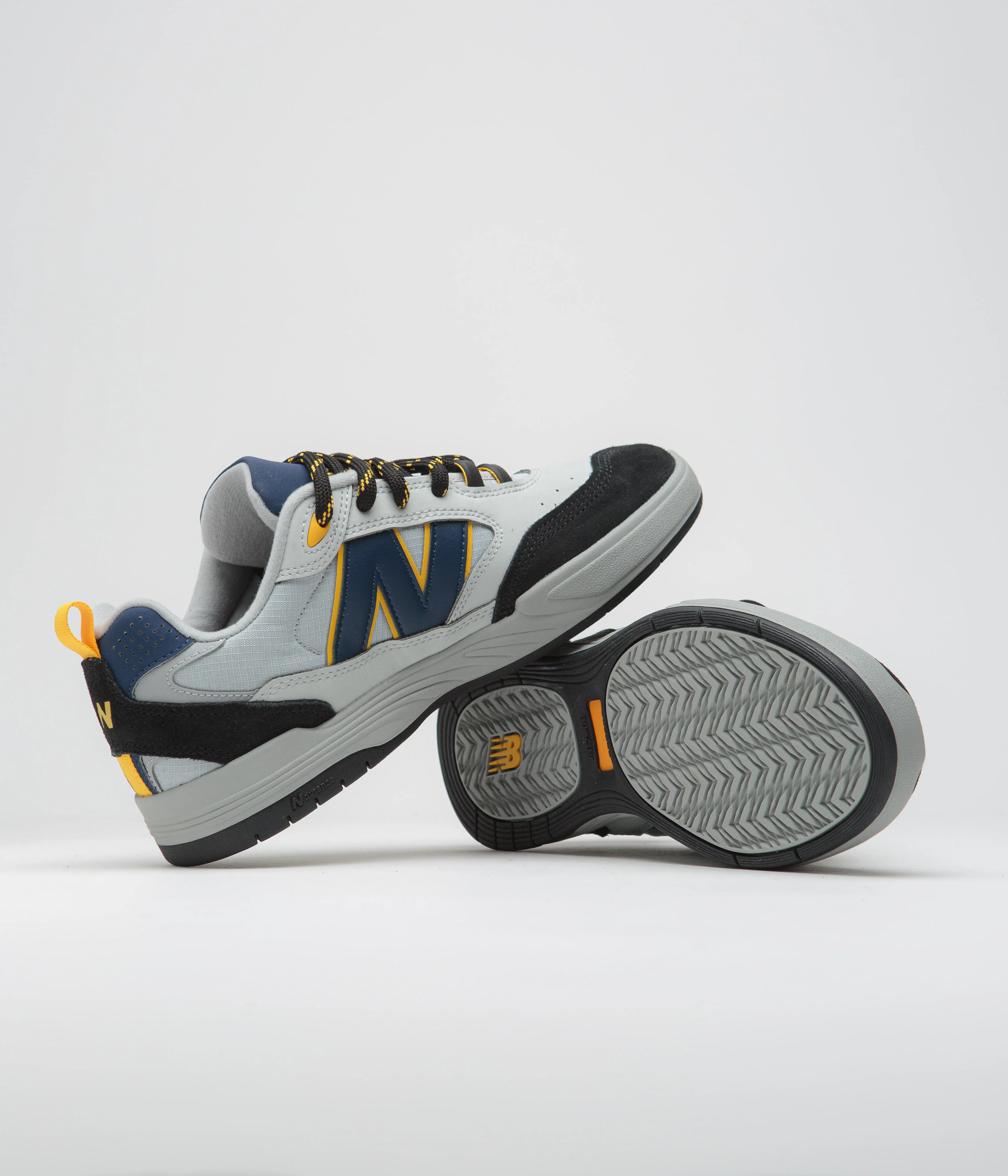 New Balance Numeric 808 Tiago Lemos Shoes - Grey / Black - Image 5
