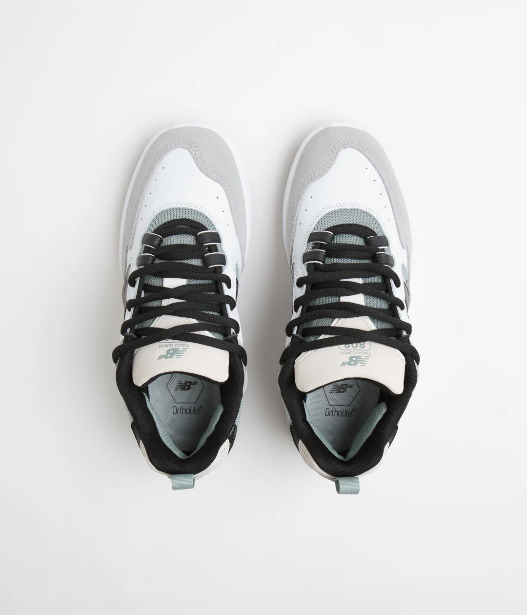 New Balance Numeric 808 Tiago Lemos Shoes - Grey / White - Image 7