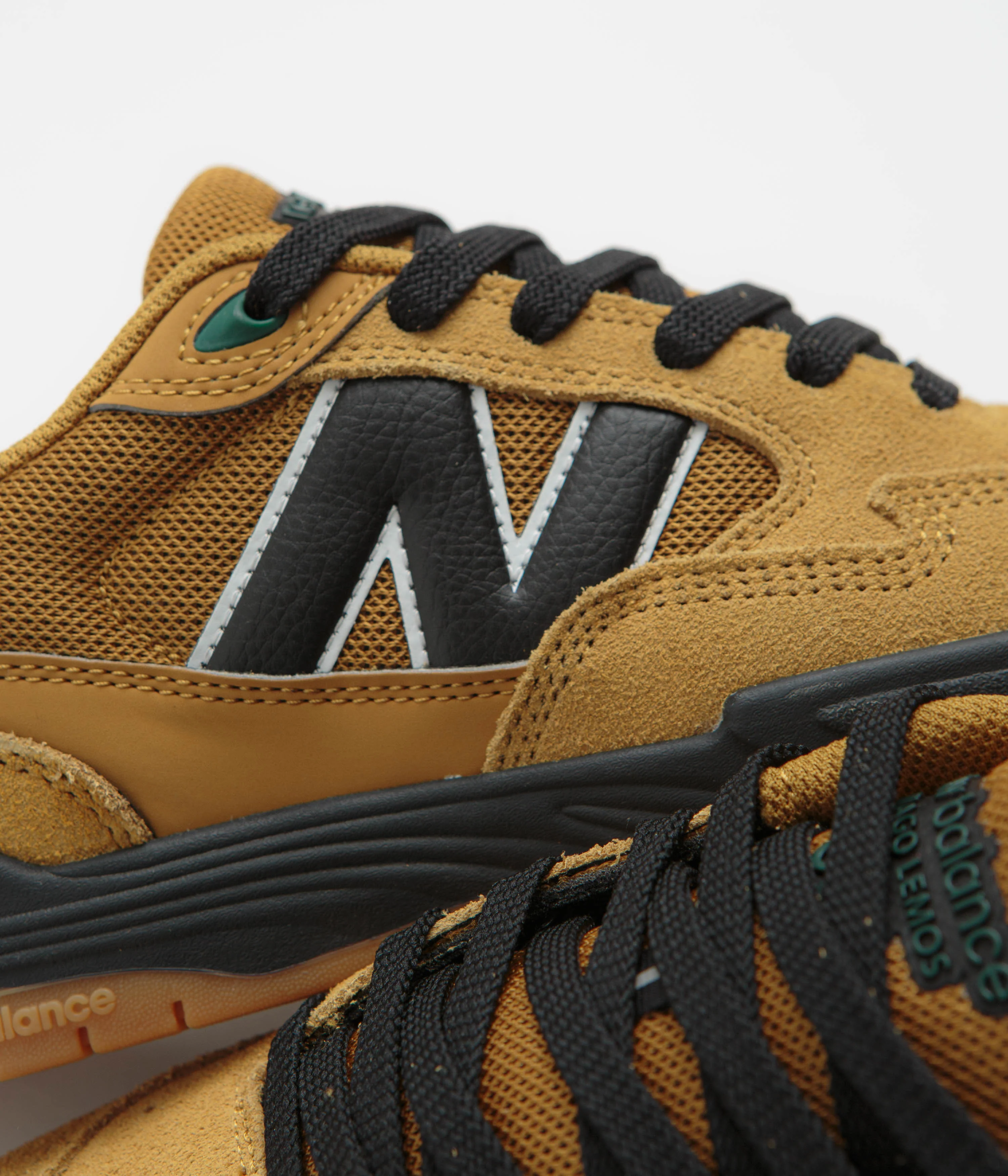New Balance Numeric 808 Tiago Lemos Shoes - Wheat / Black - Image 3