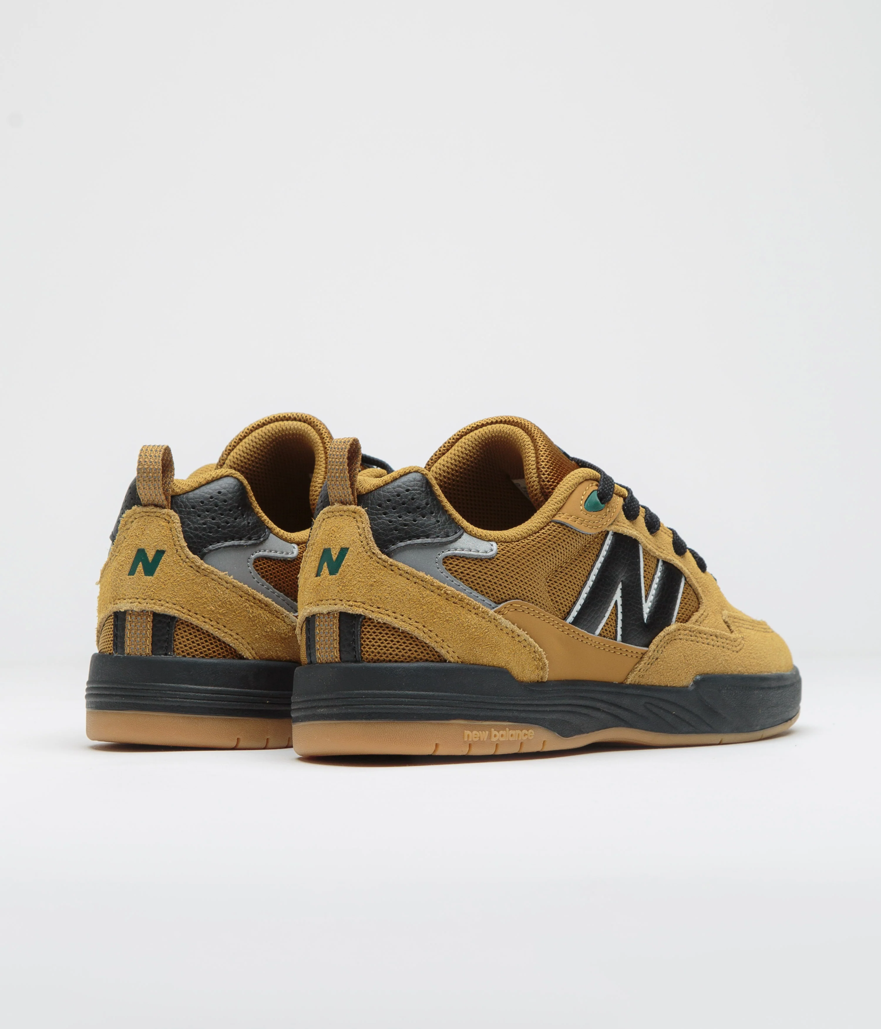 New Balance Numeric 808 Tiago Lemos Shoes - Wheat / Black - Image 4