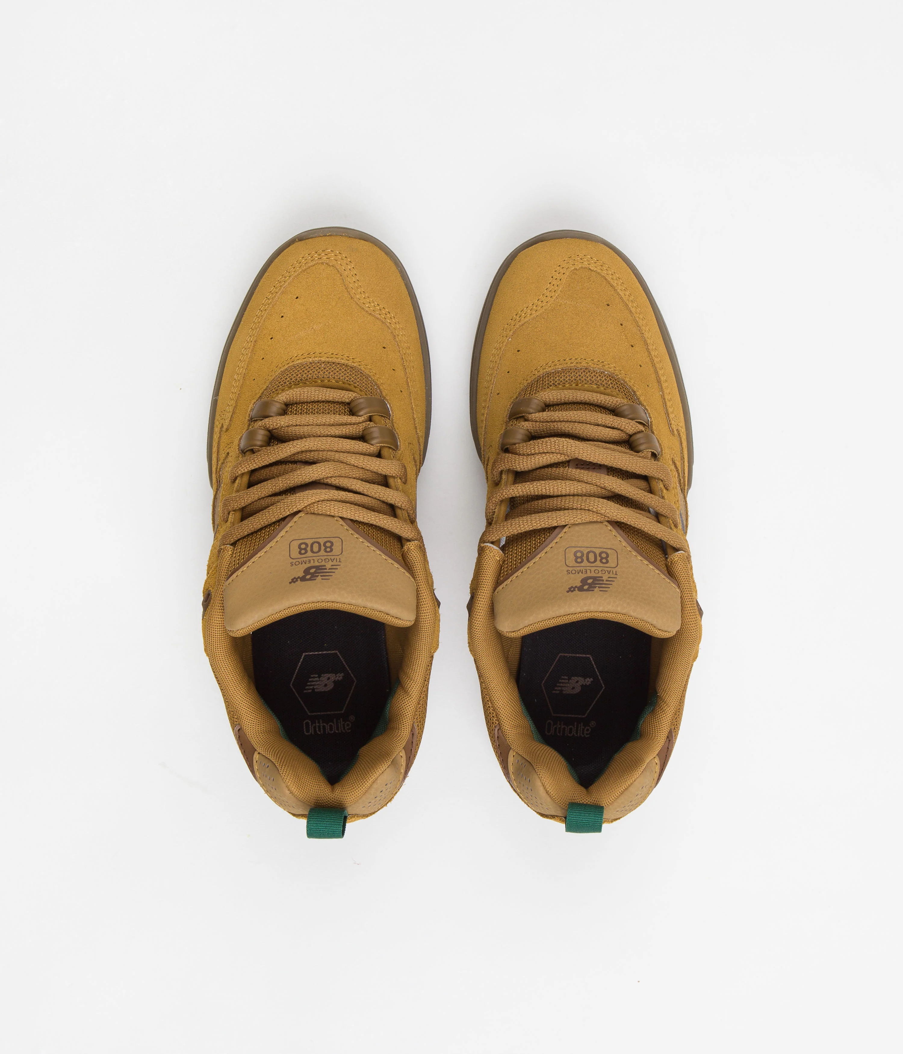 New Balance Numeric 808 Tiago Lemos Shoes - Wheat / Gum - Image 7