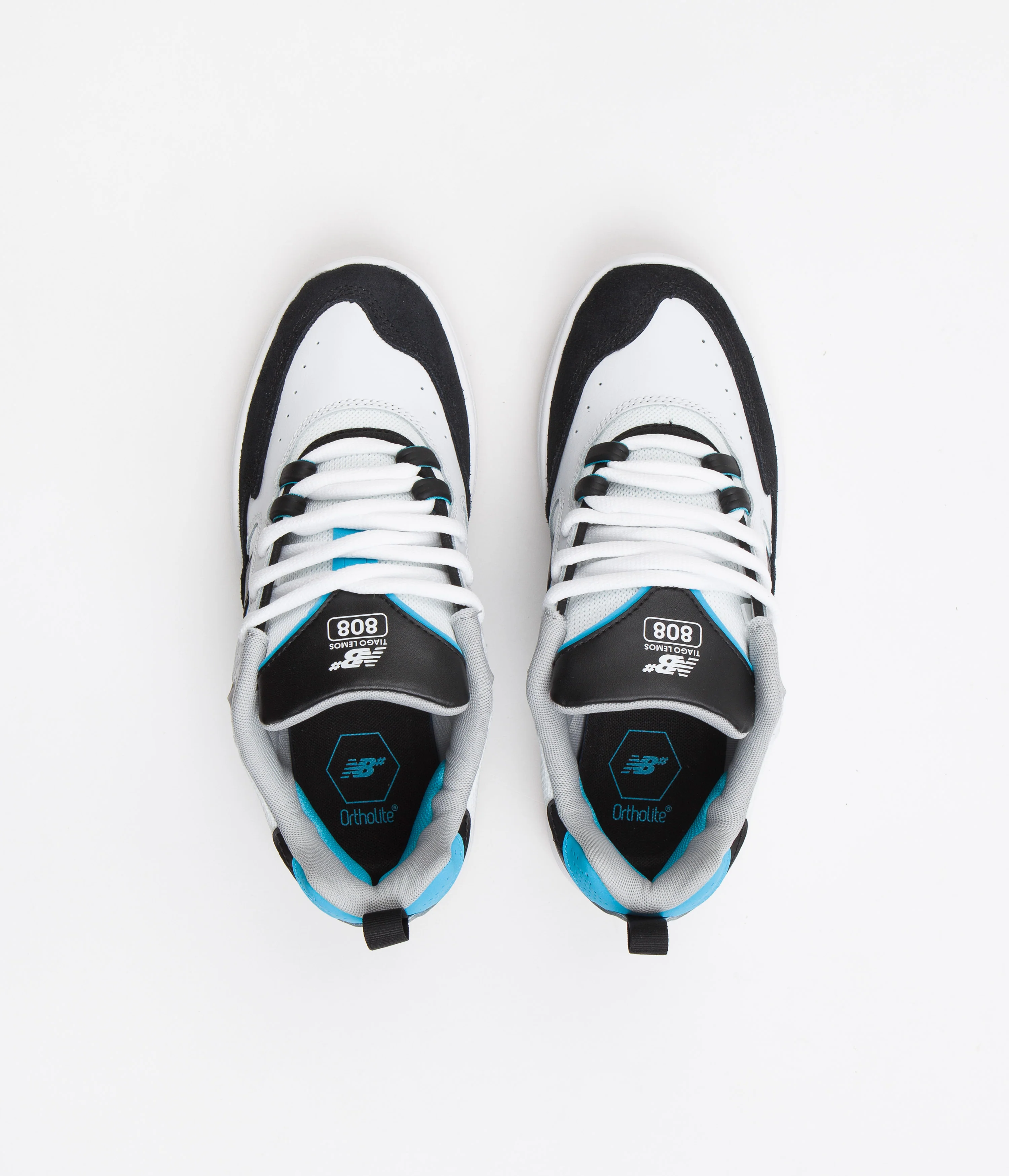 New Balance Numeric 808 Tiago Lemos Shoes - White / Black - Image 7