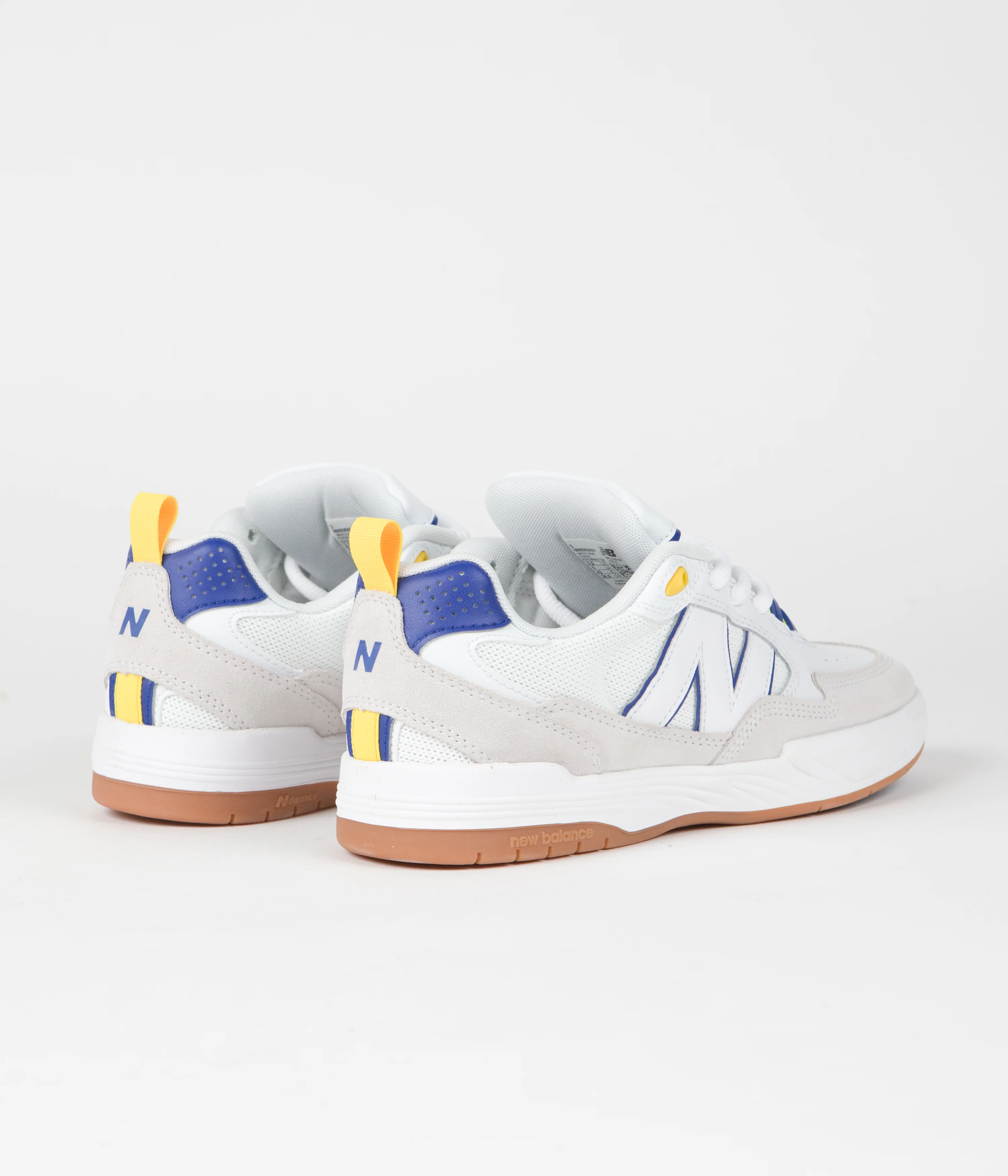 New Balance Numeric 808 Tiago Lemos Shoes - White / Royal - Image 3