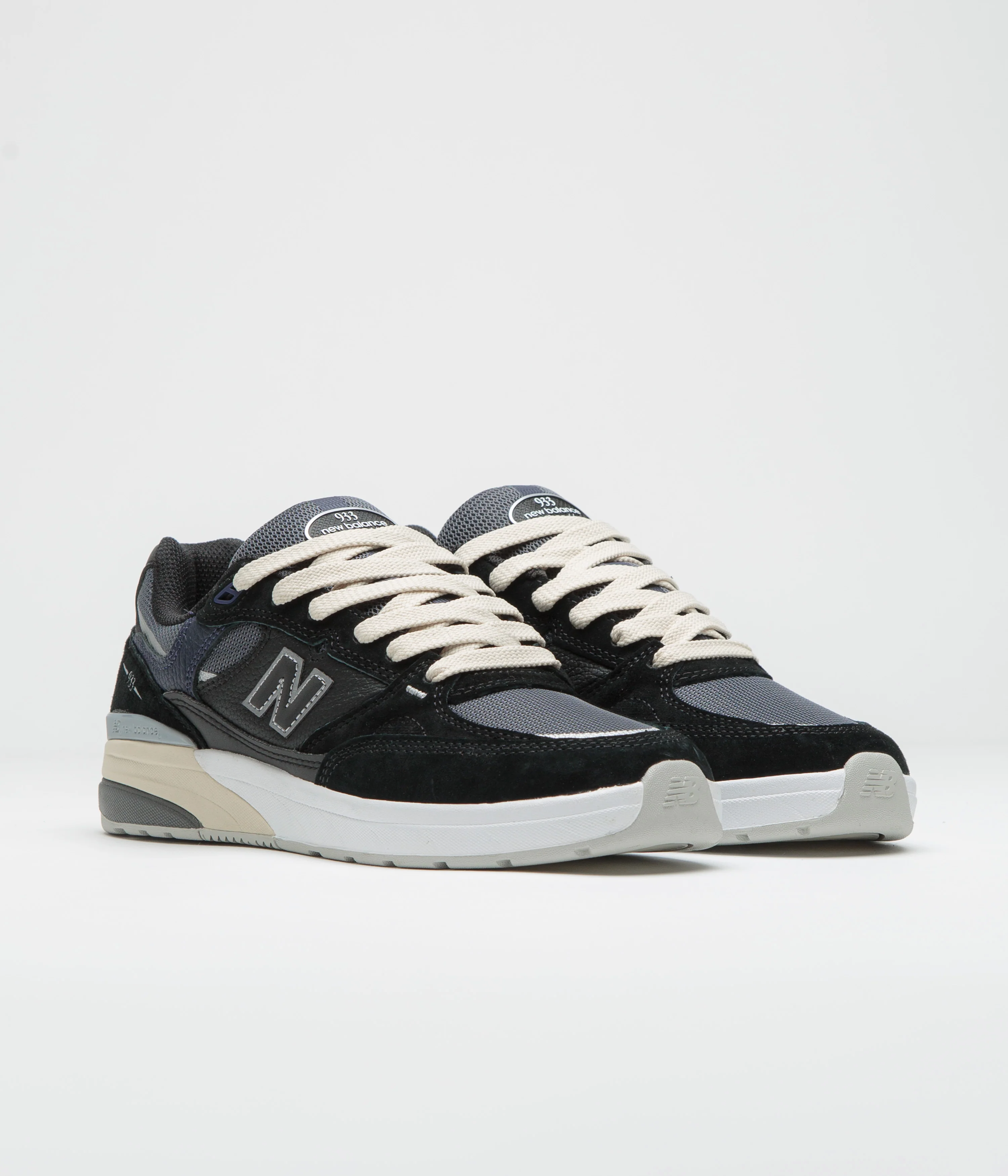 New Balance Numeric 933 Andrew Reynolds Shoes - Black / Navy - Image 2