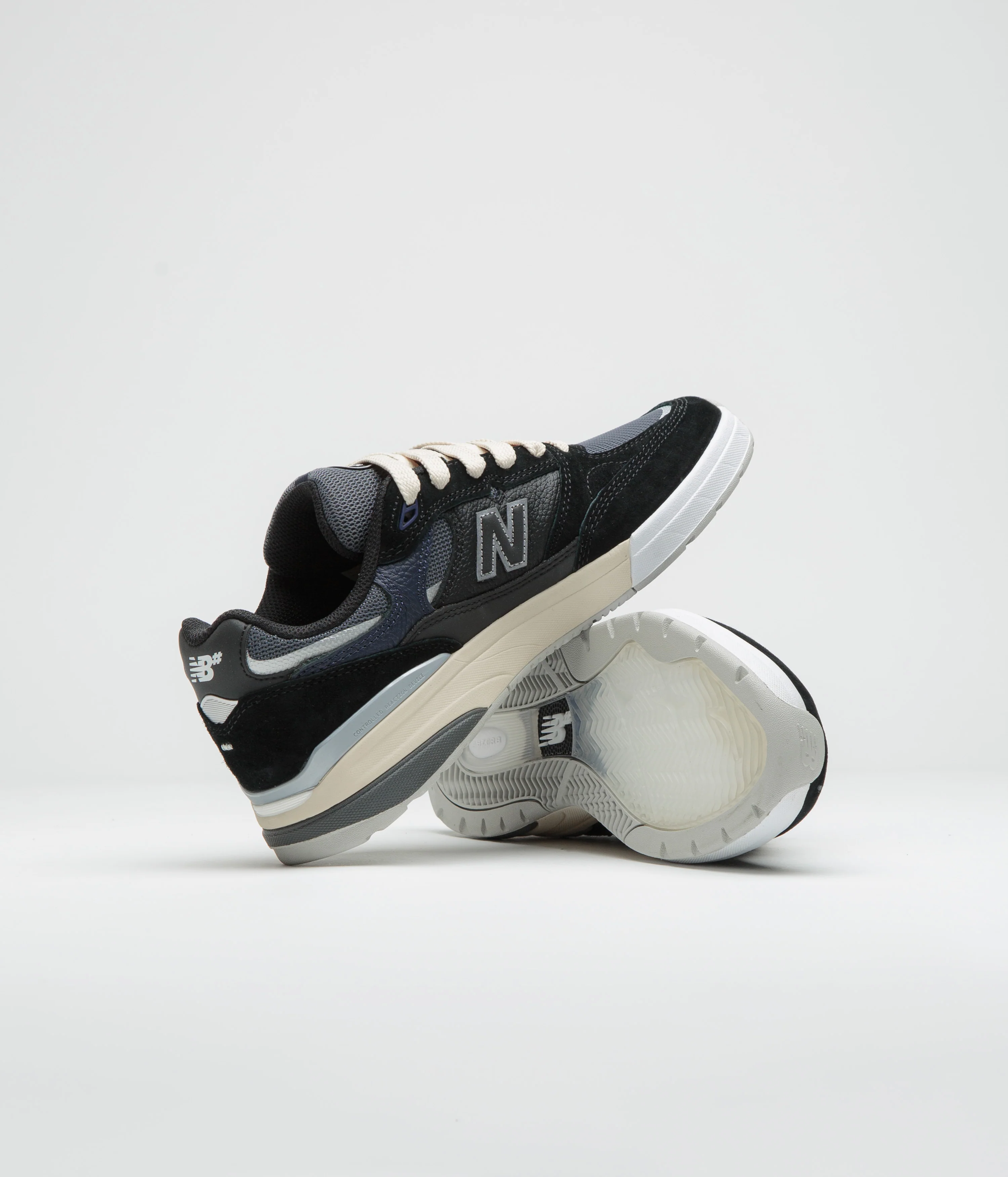 New Balance Numeric 933 Andrew Reynolds Shoes - Black / Navy - Image 5