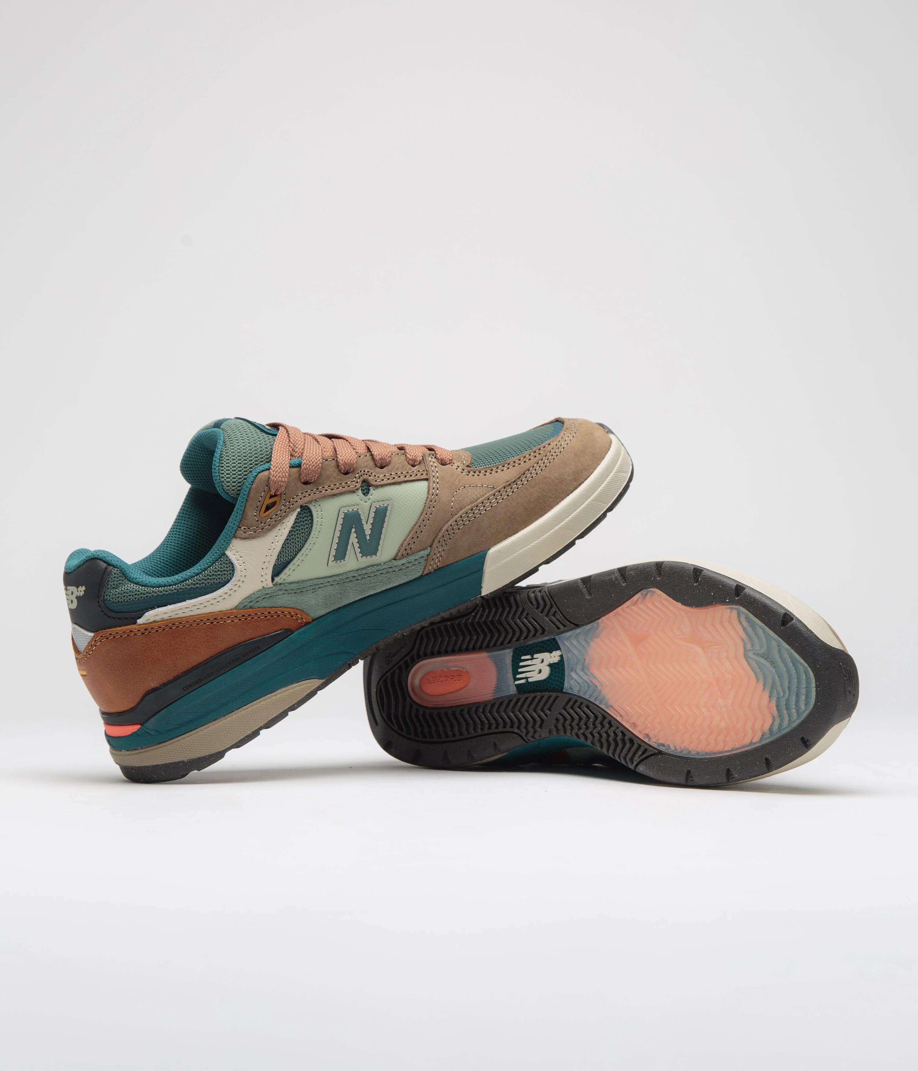 New Balance Numeric 933 Andrew Reynolds Shoes - Mushroom - Image 5