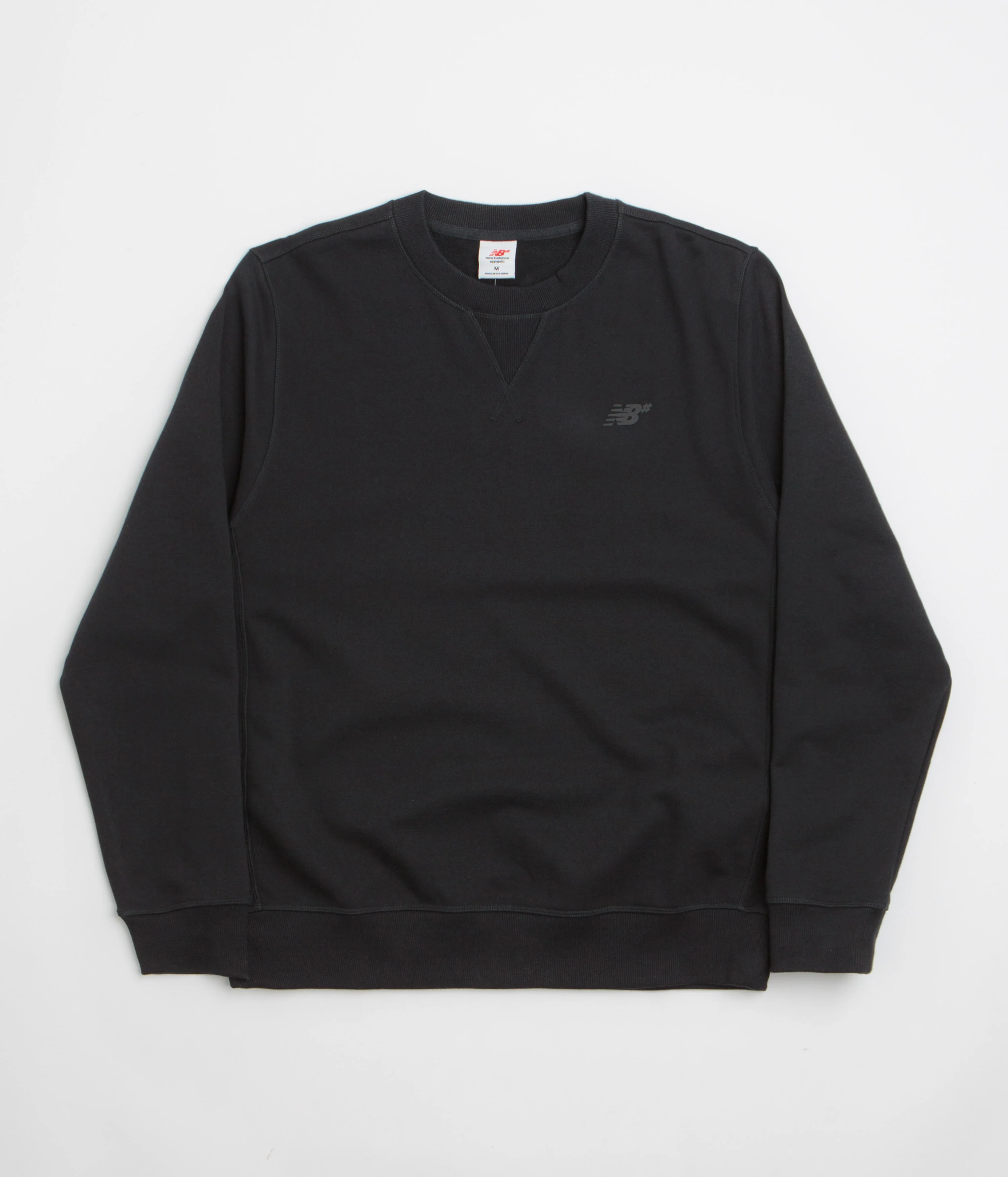 New Balance Numeric French Terry Crewneck Sweatshirt - Black