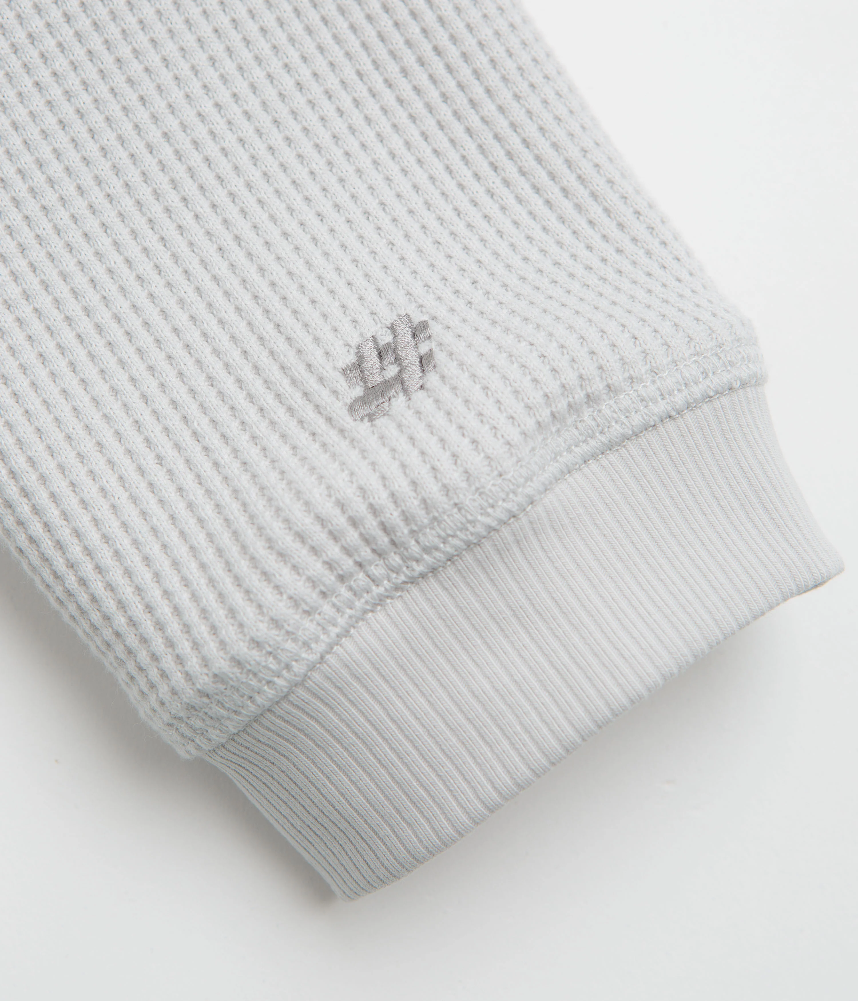 New Balance Numeric Henley Long Sleeve T-Shirt - Grey Matter - Image 5