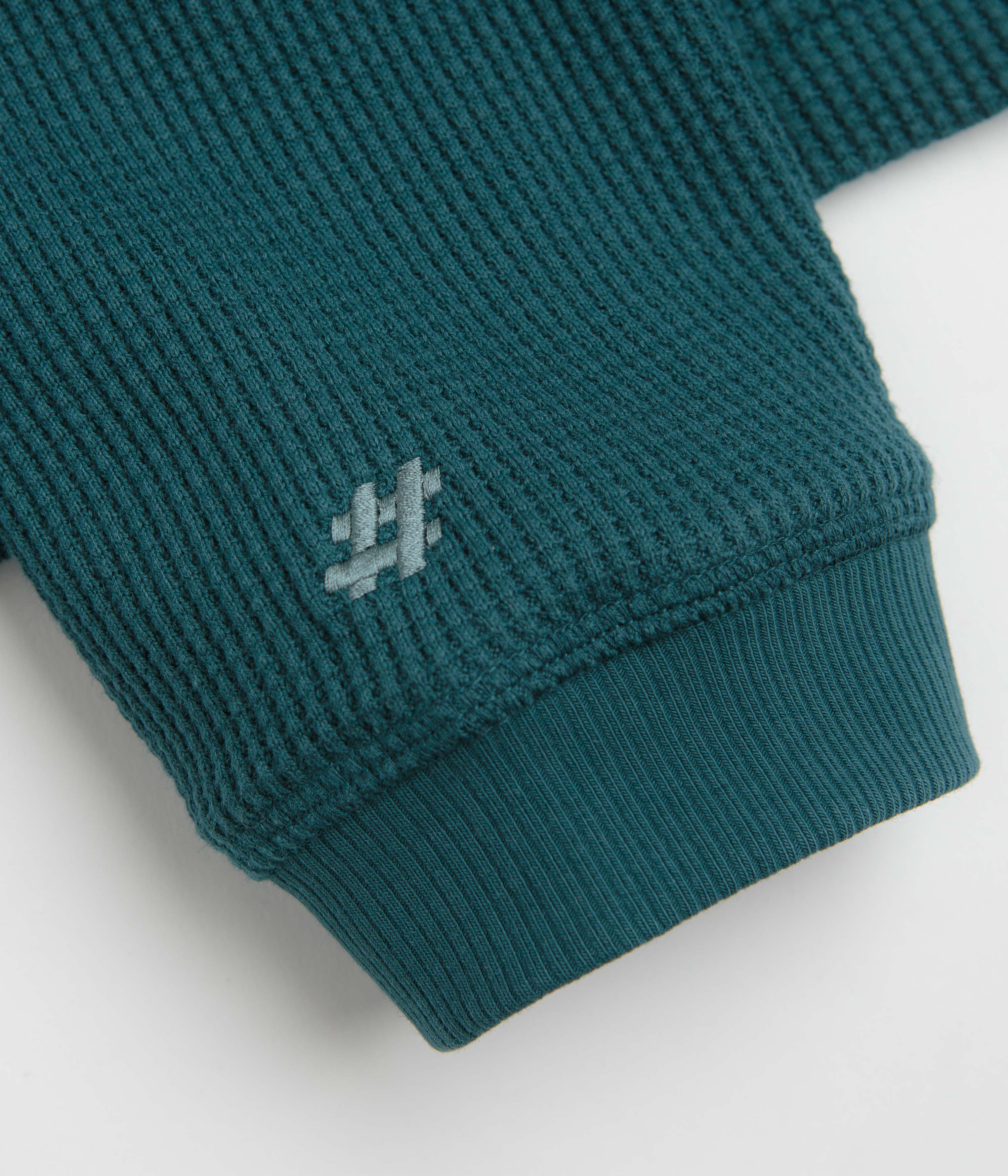 New Balance Numeric Henley Long Sleeve T-Shirt - Medusa - Image 5