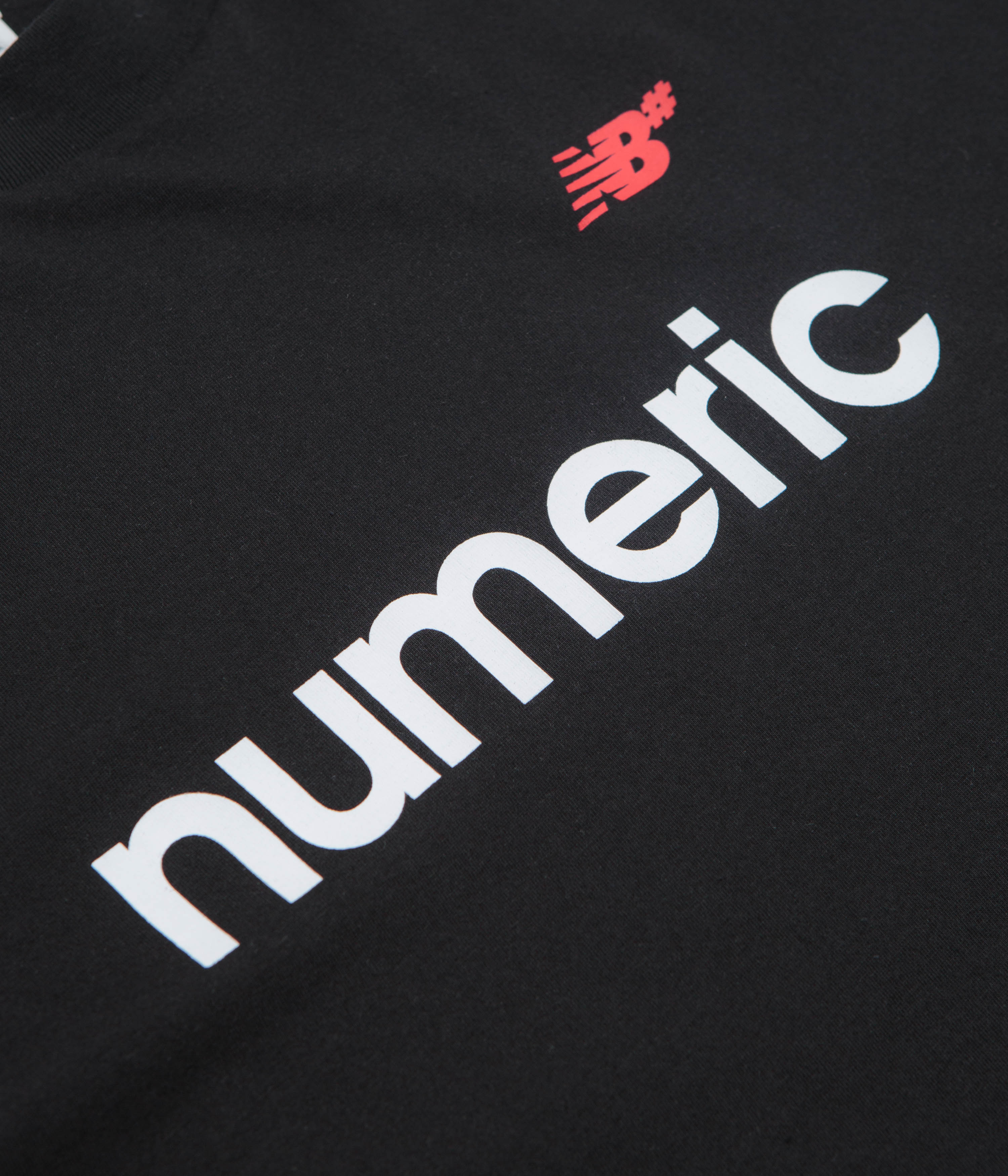 New Balance Numeric Linear Logo T-Shirt - Black - Image 3