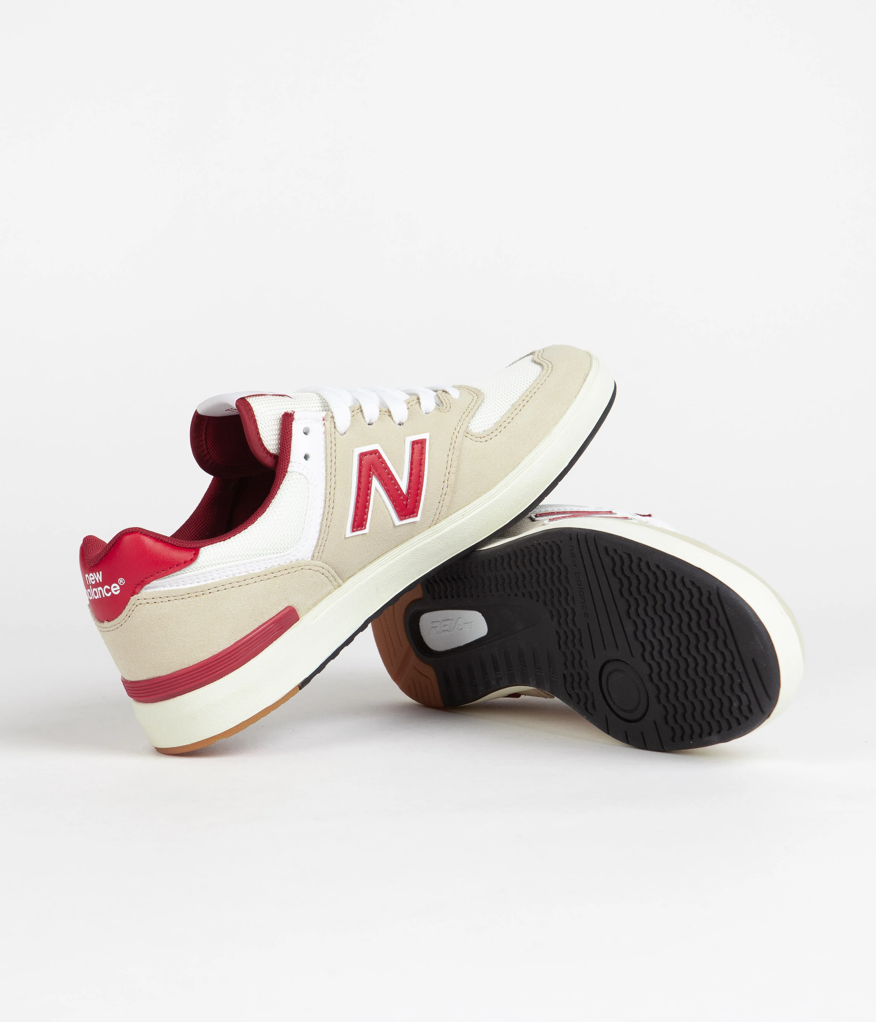 New Balance Numeric Pro Court 574 Shoes - Tan - Image 5