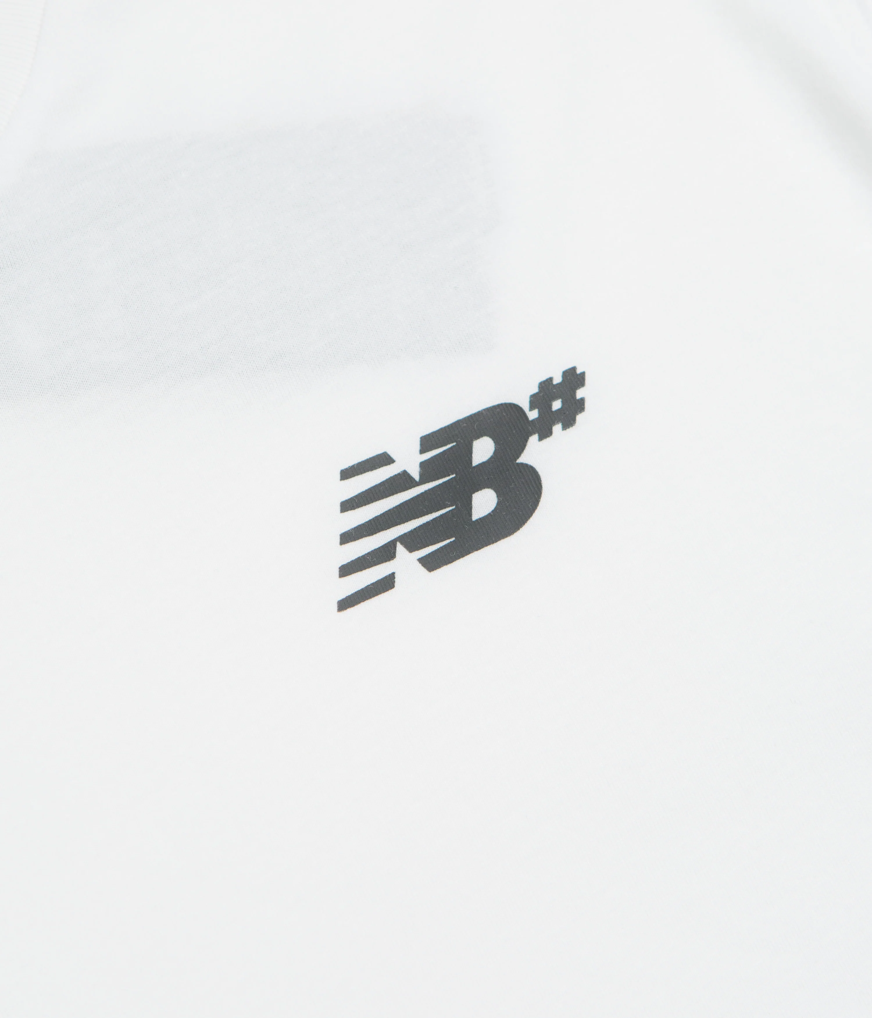 New Balance Numeric Small NB Logo T-Shirt - White - Image 3