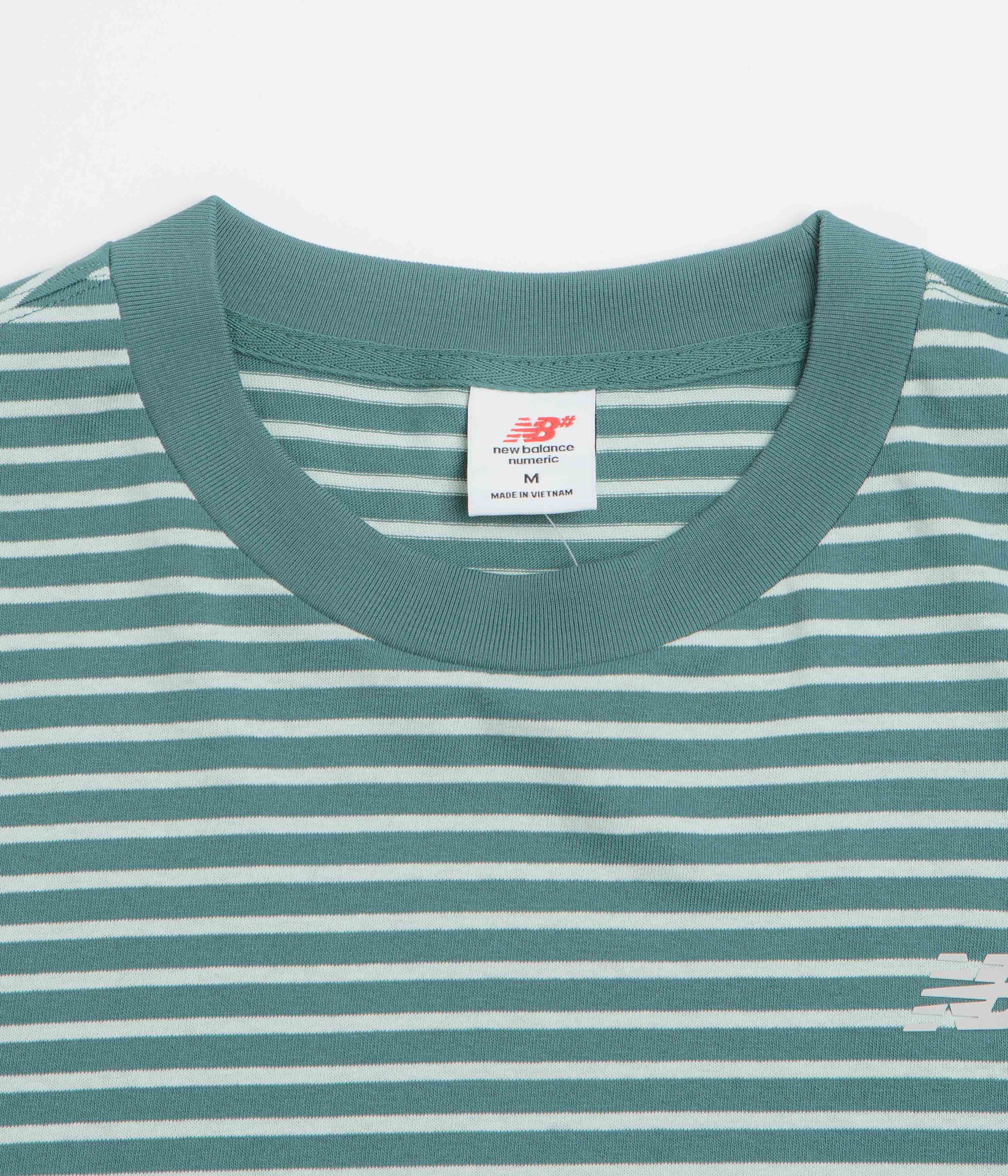 New Balance Numeric Stripe T-Shirt - New Spruce - Image 2