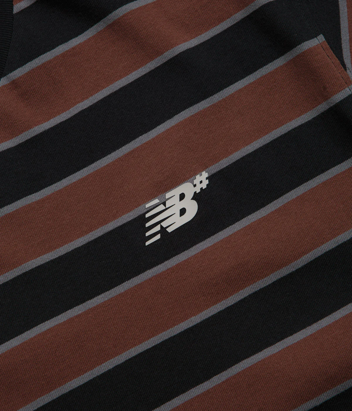 New Balance Numeric Thin Stripe T-Shirt - Black - Image 2