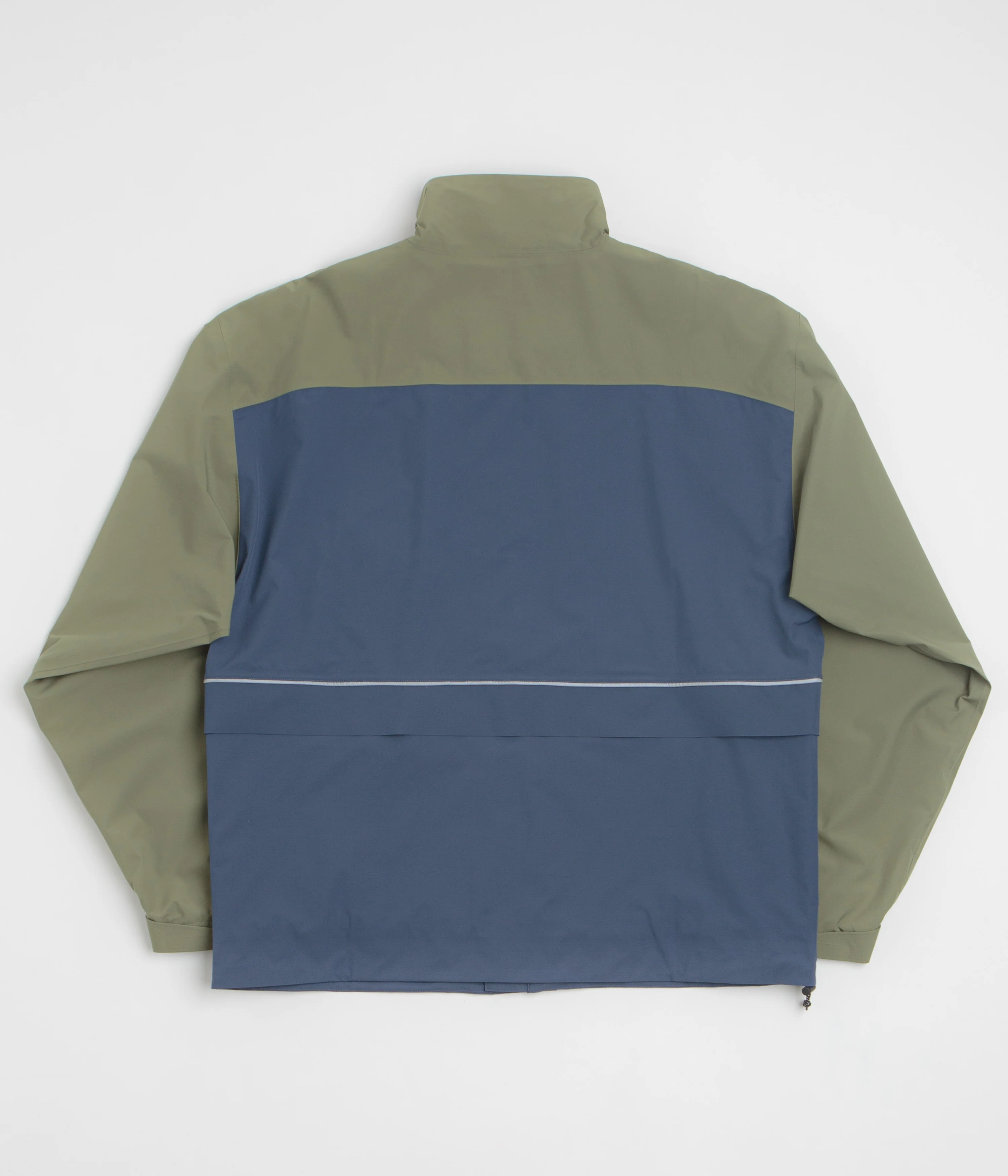 New Balance Numeric Waterproof Jacket - Khaki / Blue - Image 3