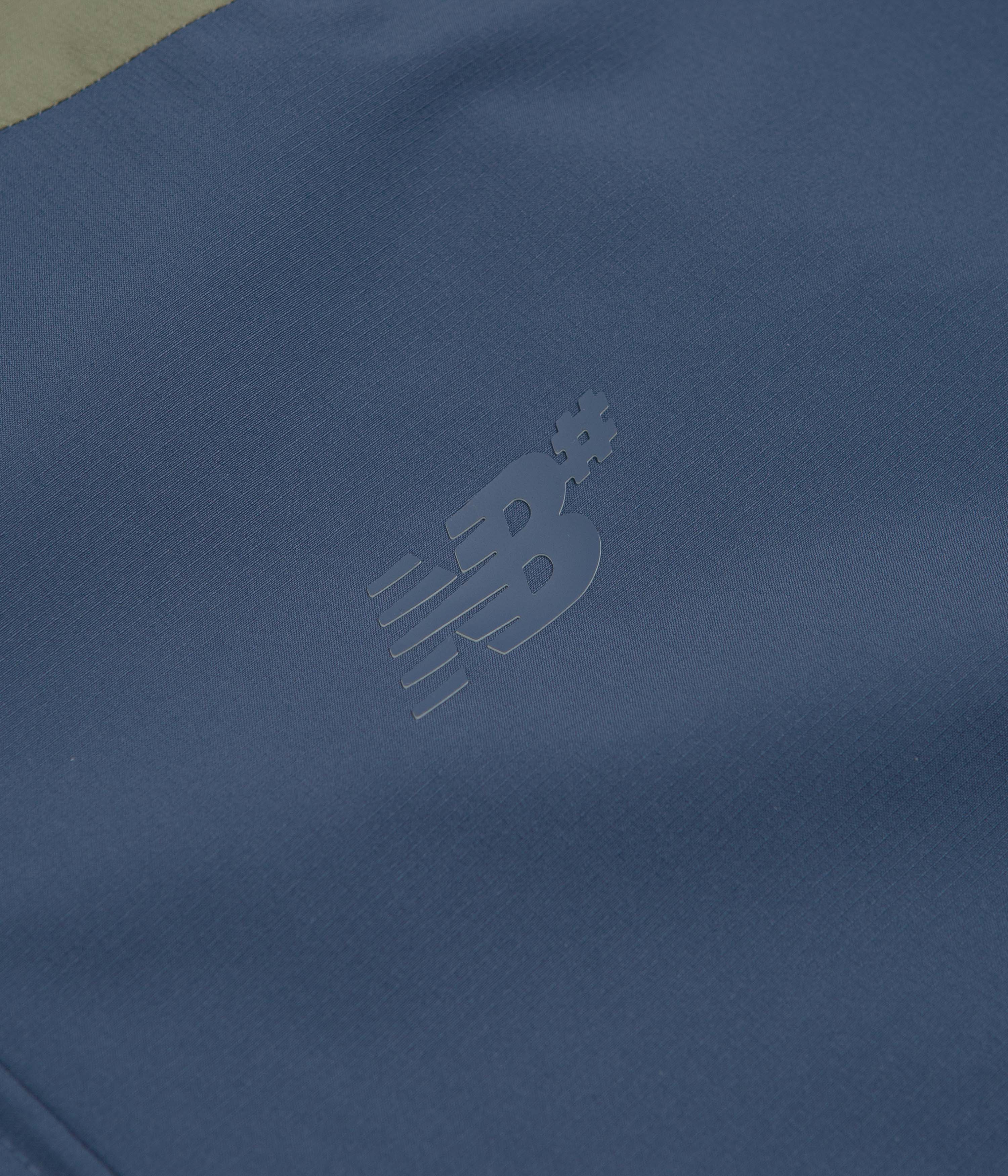 New Balance Numeric Waterproof Jacket - Khaki / Blue - Image 5
