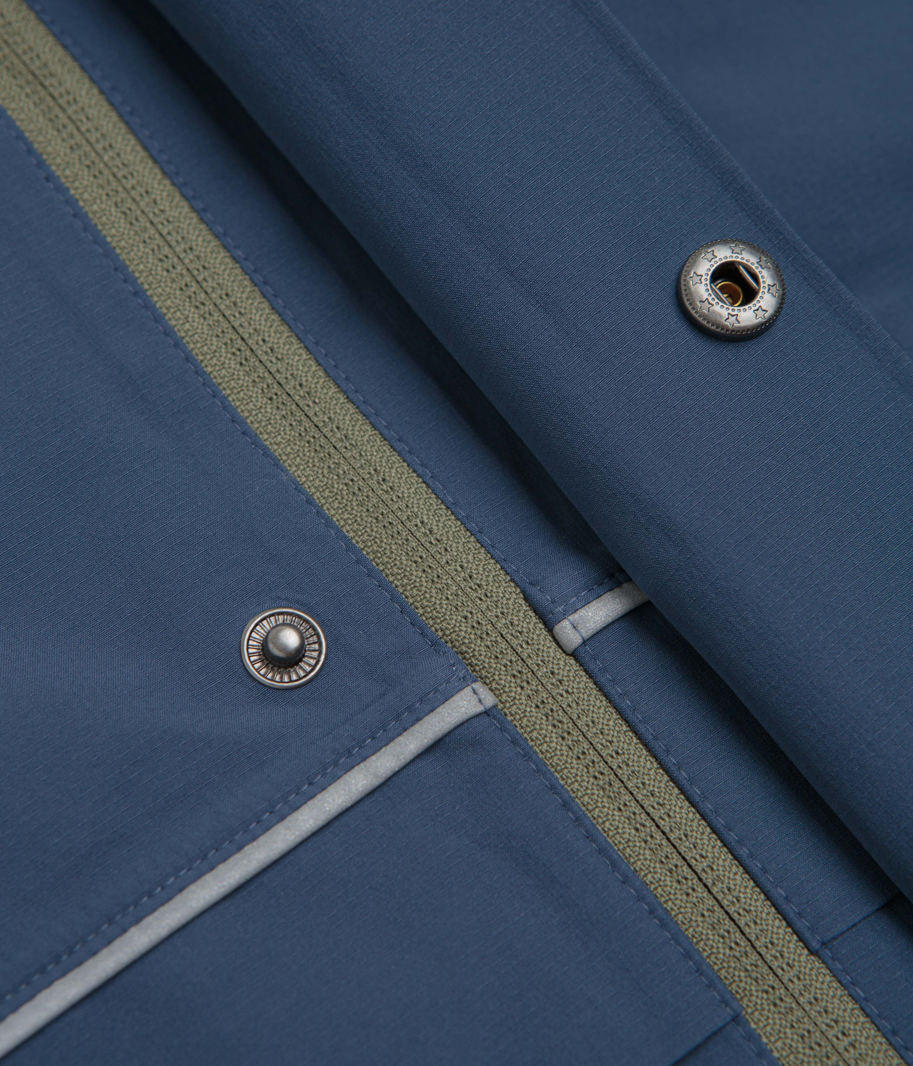 New Balance Numeric Waterproof Jacket - Khaki / Blue - Image 6