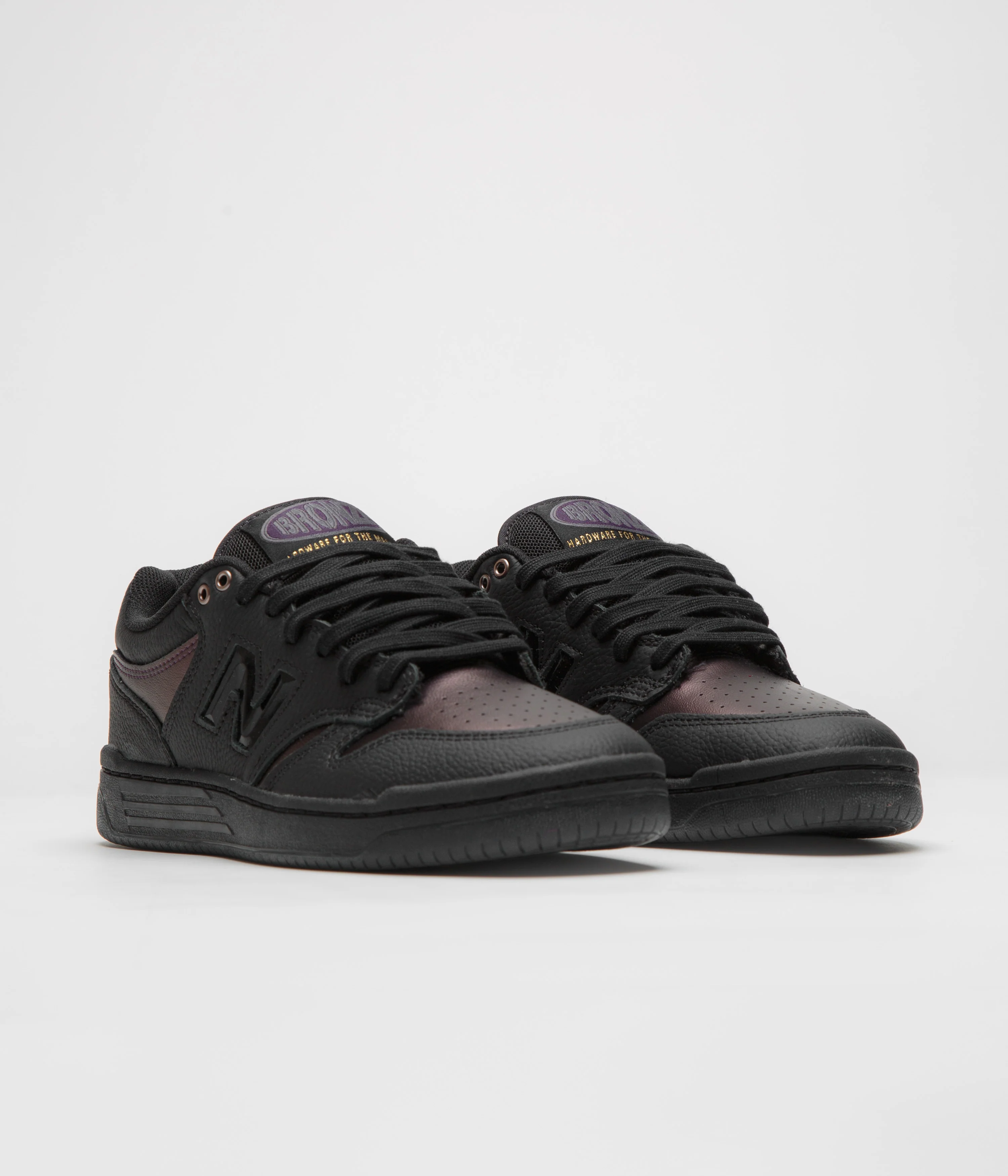 New Balance Numeric x Bronze 56K 480 Shoes - Black / Black - Image 2